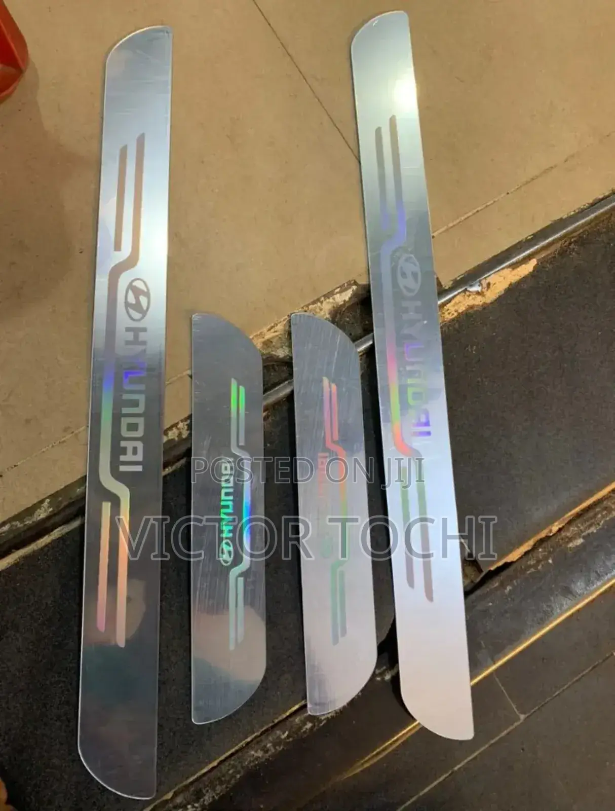 Car Brand Reflective Door Step Stickers
