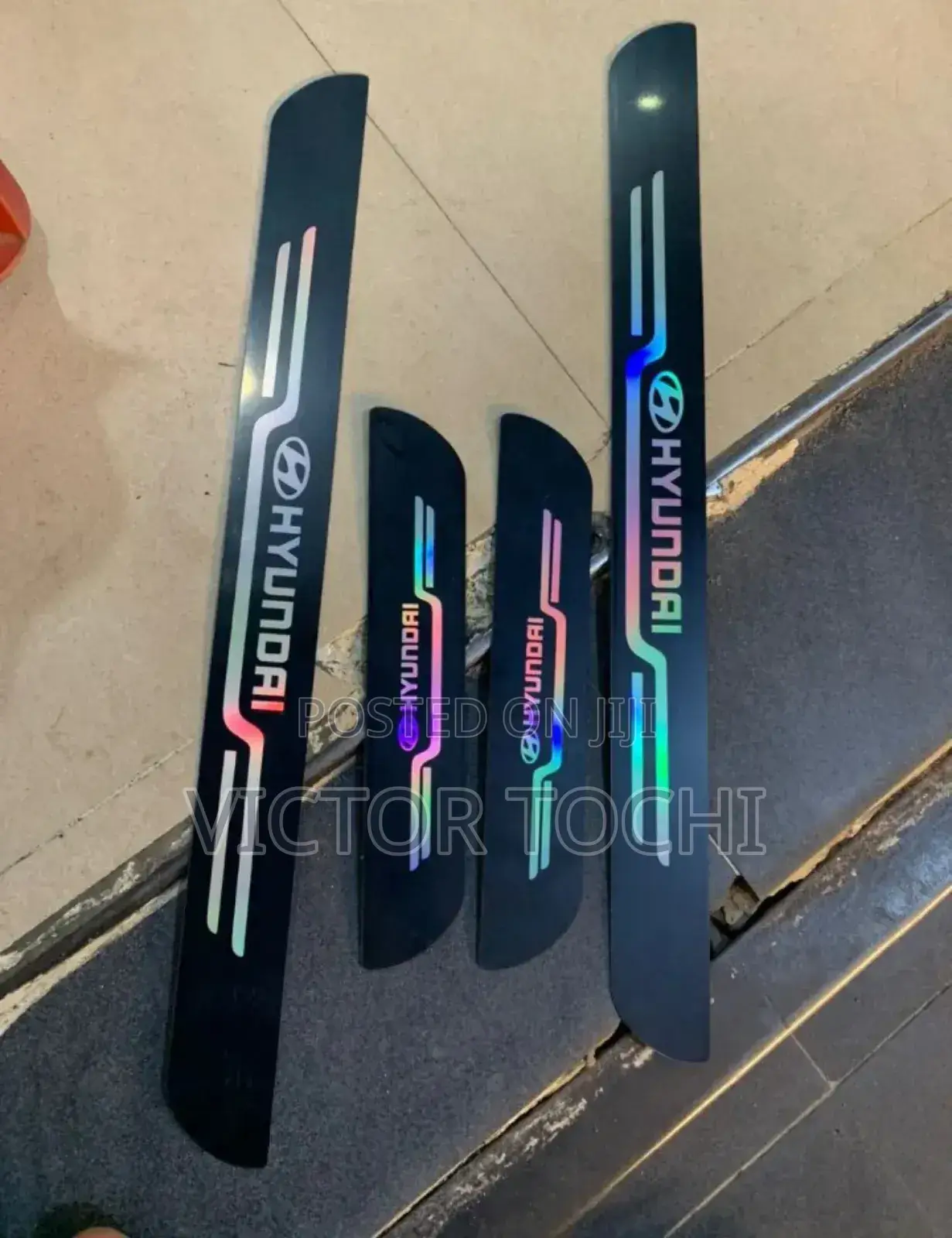 Car Brand Reflective Door Step Stickers