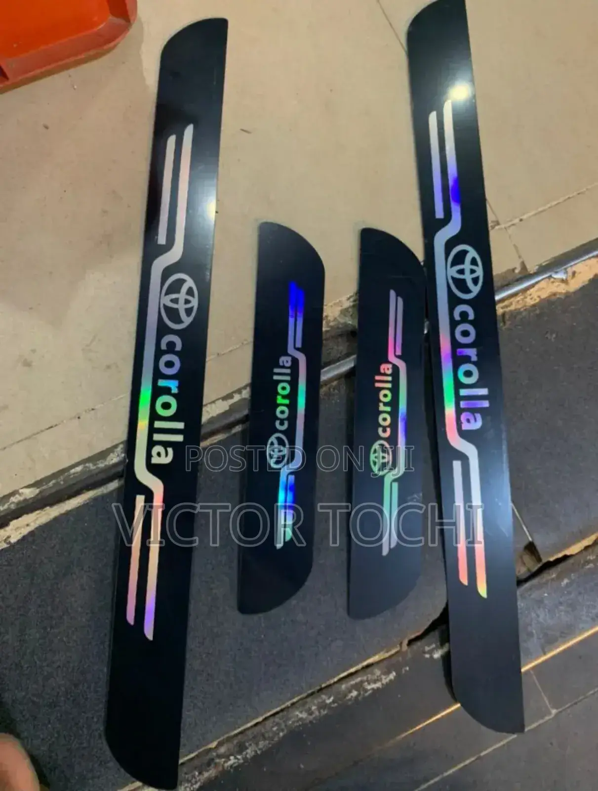 Car Brand Reflective Door Step Stickers