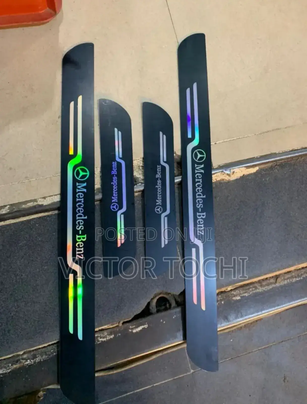 Car Brand Reflective Door Step Stickers