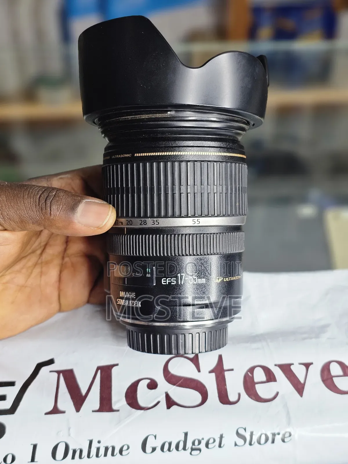 Canon 17-55mm EFS 1:2.8 IS USM Ultrasonic Lens
