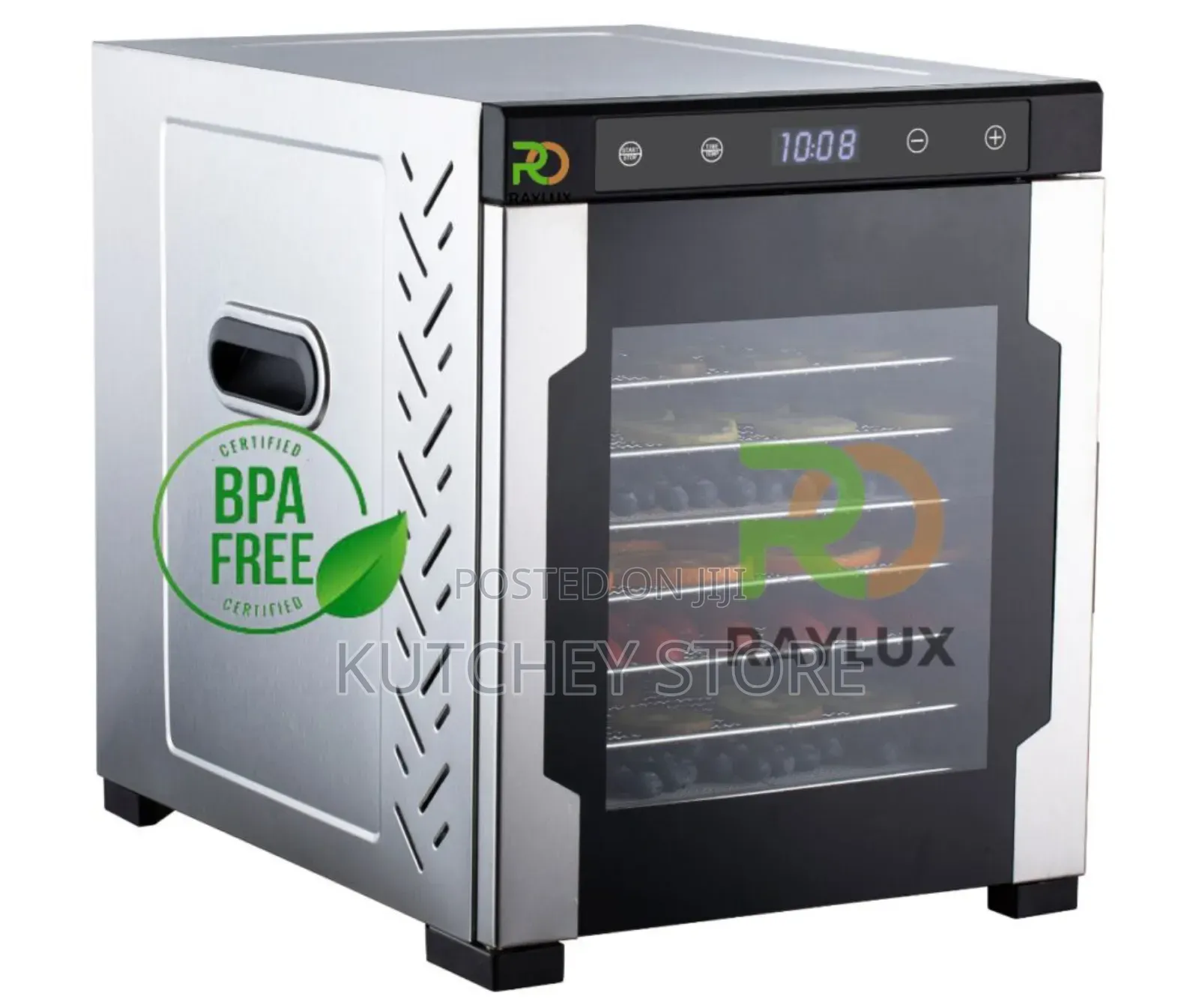Raylux 10-Trays Professional Stainless Steel Food Dehydrator