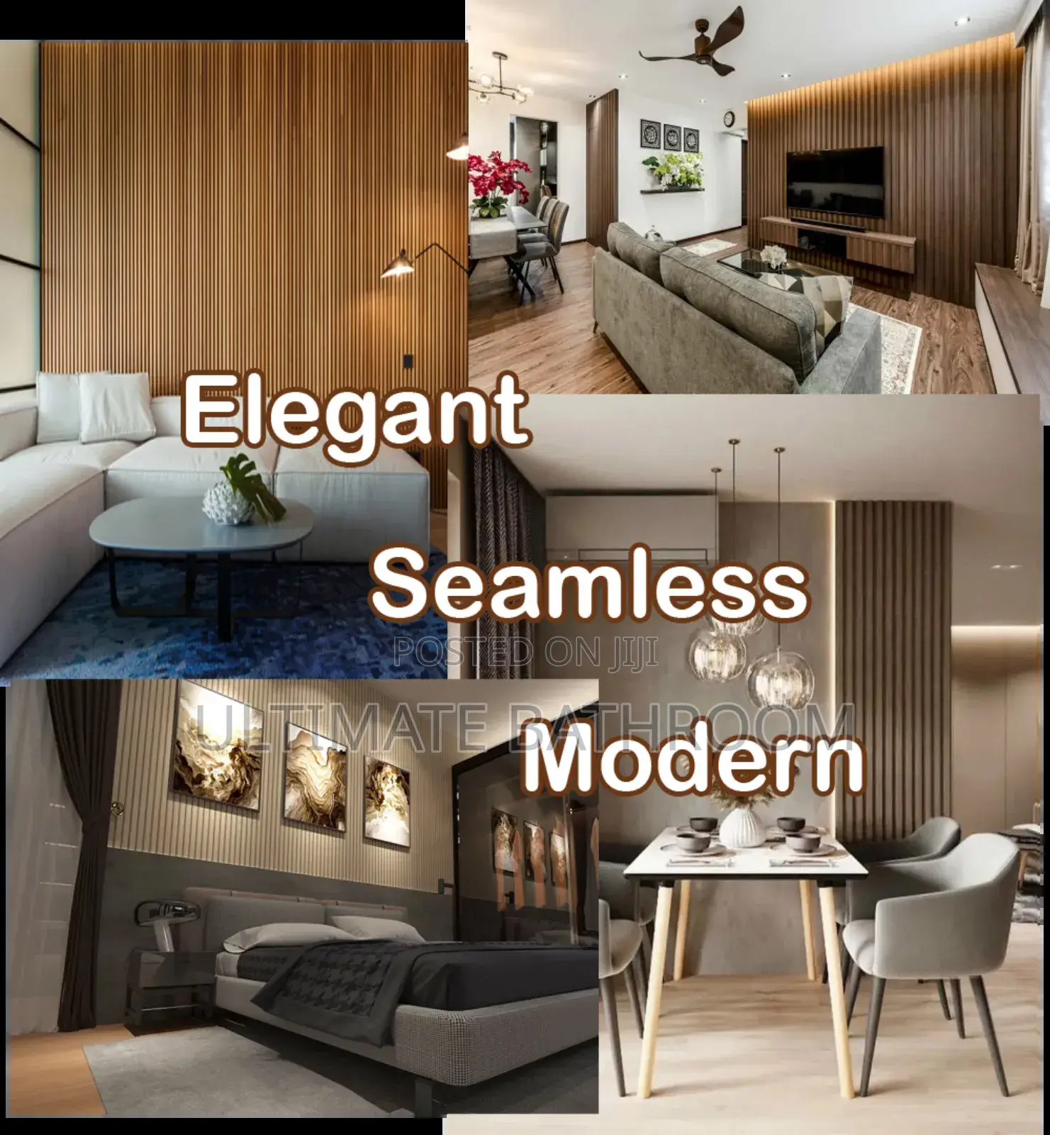 Tv Unit Fluted Panel Elegant,Seamless and Modern