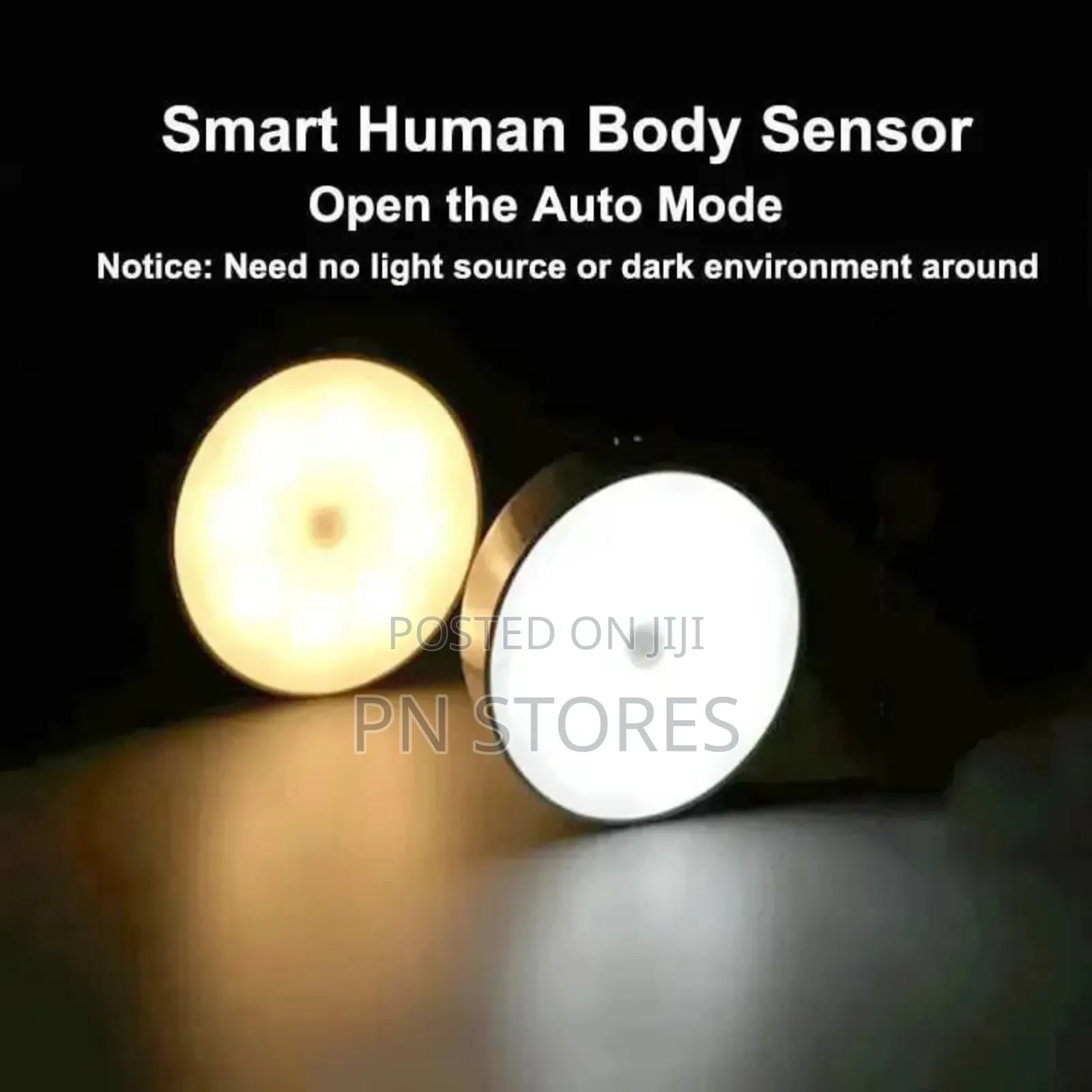 Led Night Light Smart Human Body Sensor Magnetic Suction