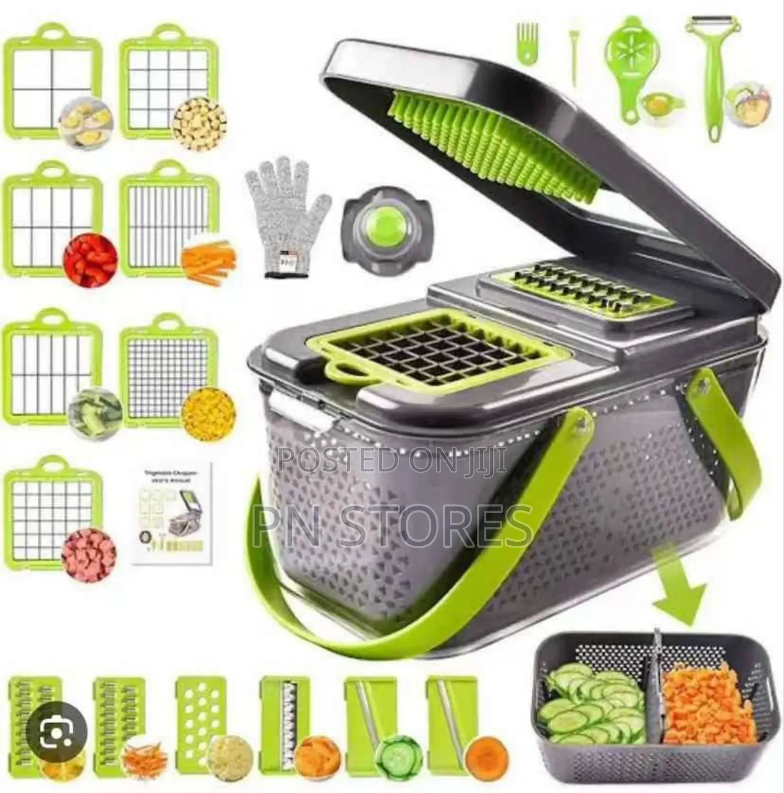 22 in 1 Nicer Dicer Vegetable Cutter || Food Grater