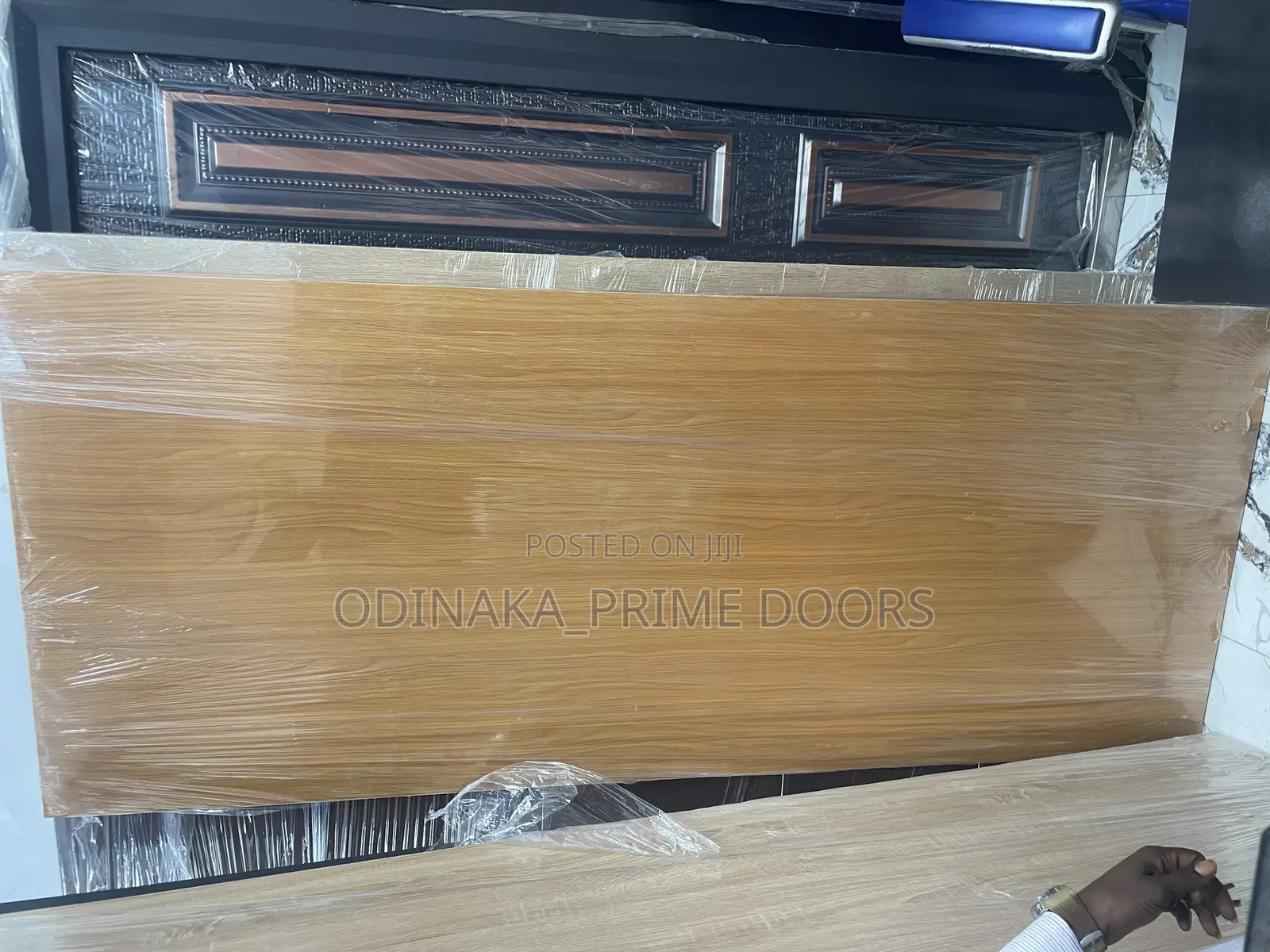2100 By 900 Hdf Wooden Door(Brown)
