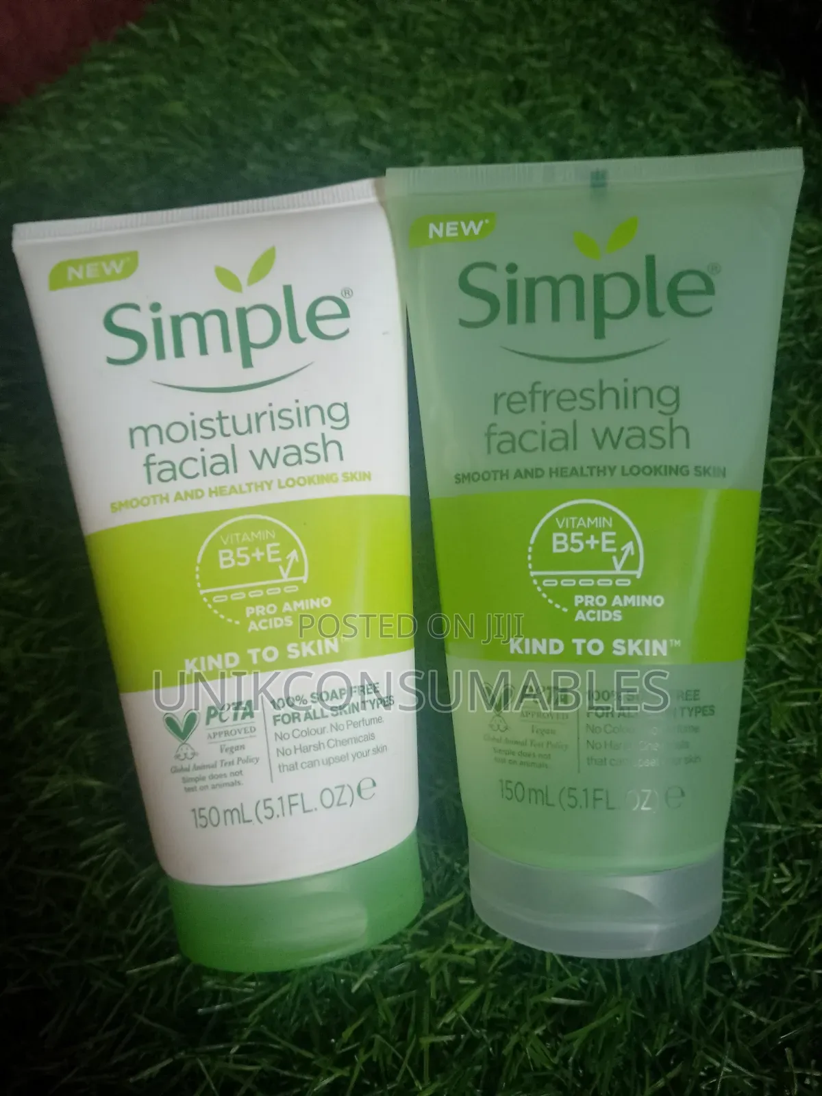 Simple Moisturizing / Refreshing Facial Wash 150ml