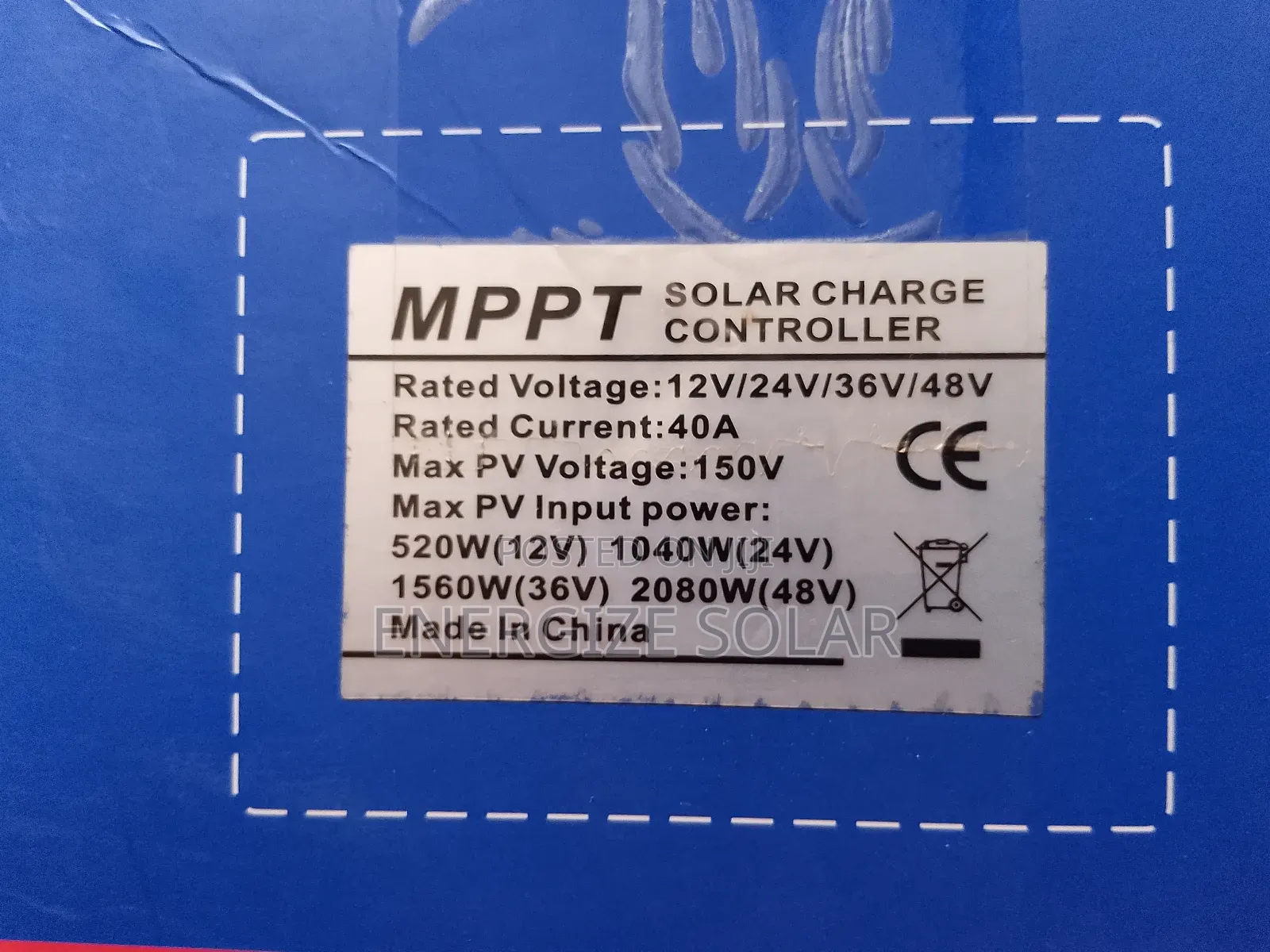 40a Sms Mppt Charge Controller