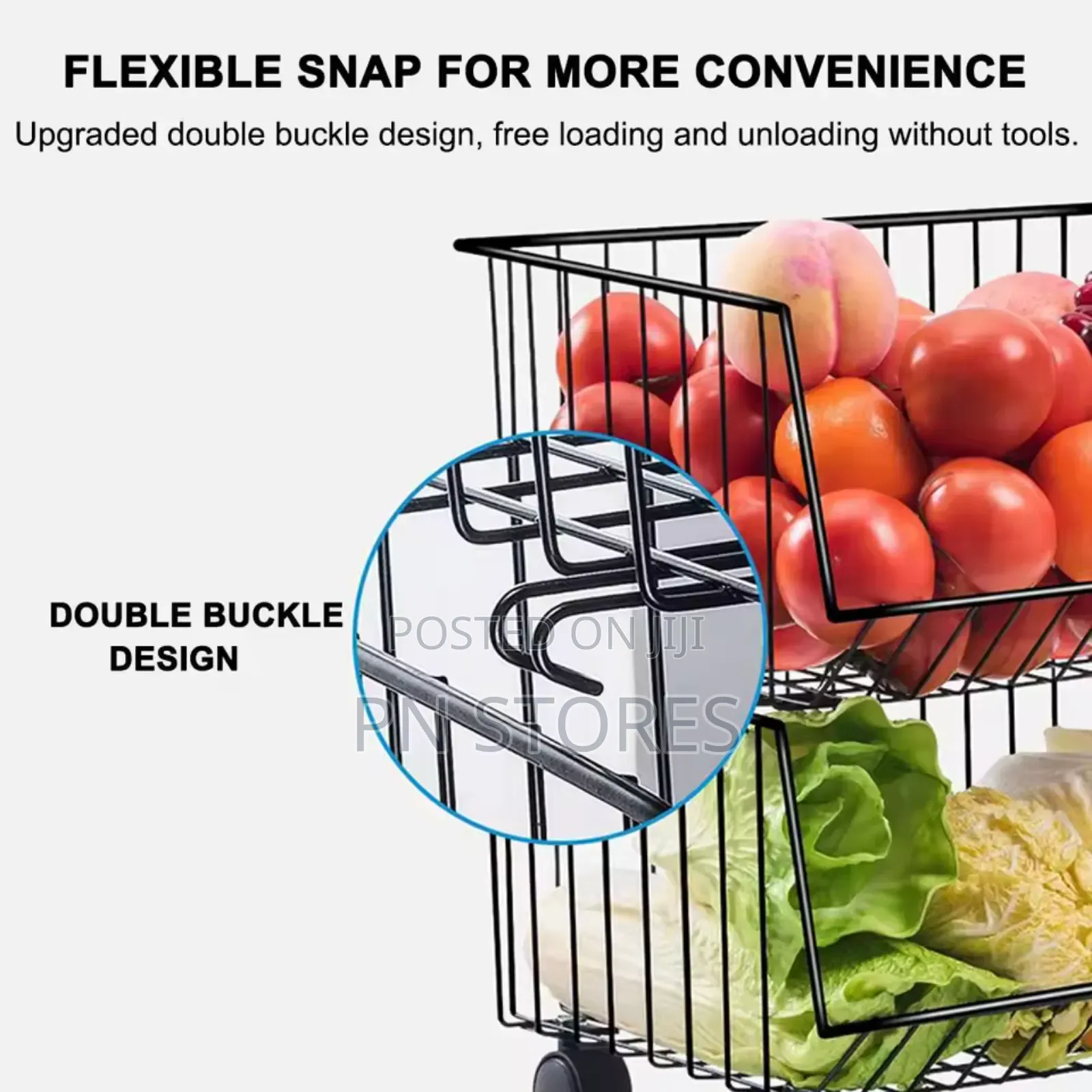 5 Layers Multipurpose Trolley Shelves || Fruits Basket