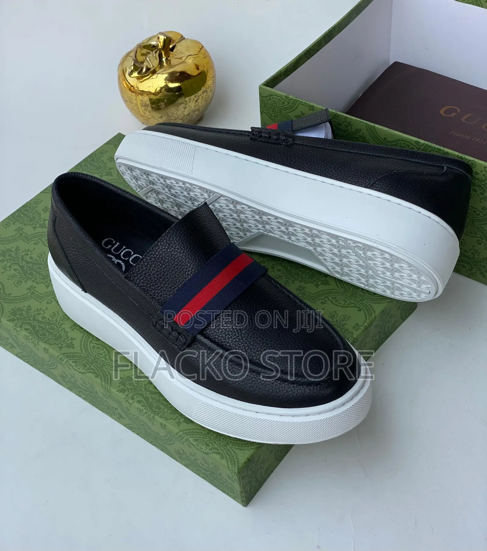 Original Gucci Casual Leather Sneakers