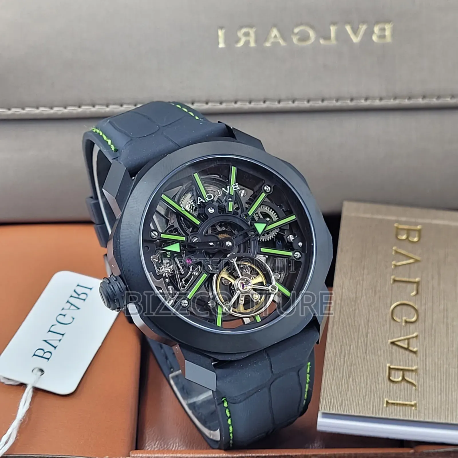 Original Bvlgari Faux Leather Strap Available in Store