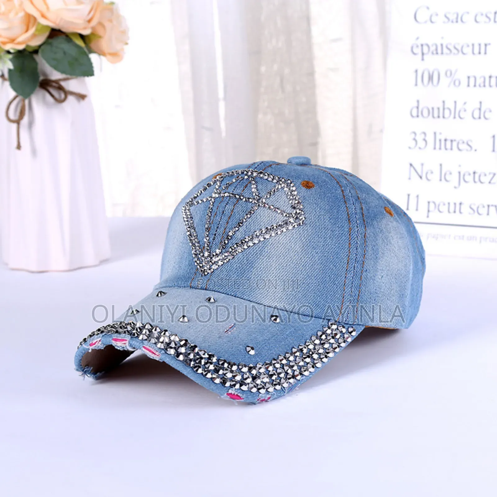 Rhinestone Face Caps Wholesales Price