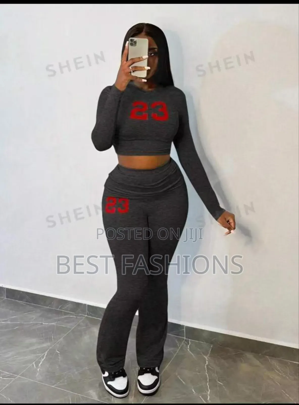Ladies 2 Piece Trousers and Crop Top