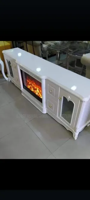 Quality 2 Metres TV Stand Fireplace