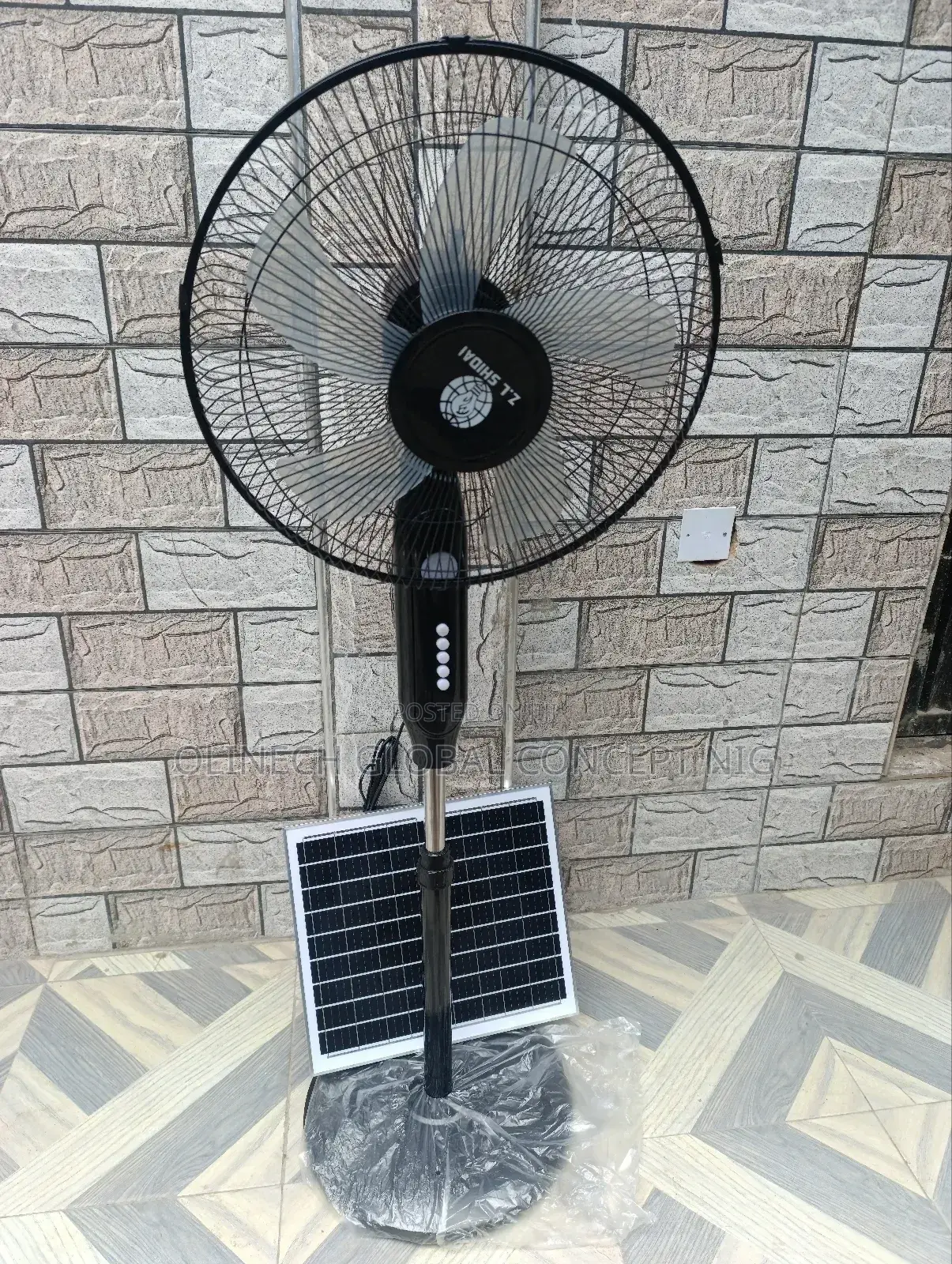 Zl Shidai 16 Inches Solar Fan