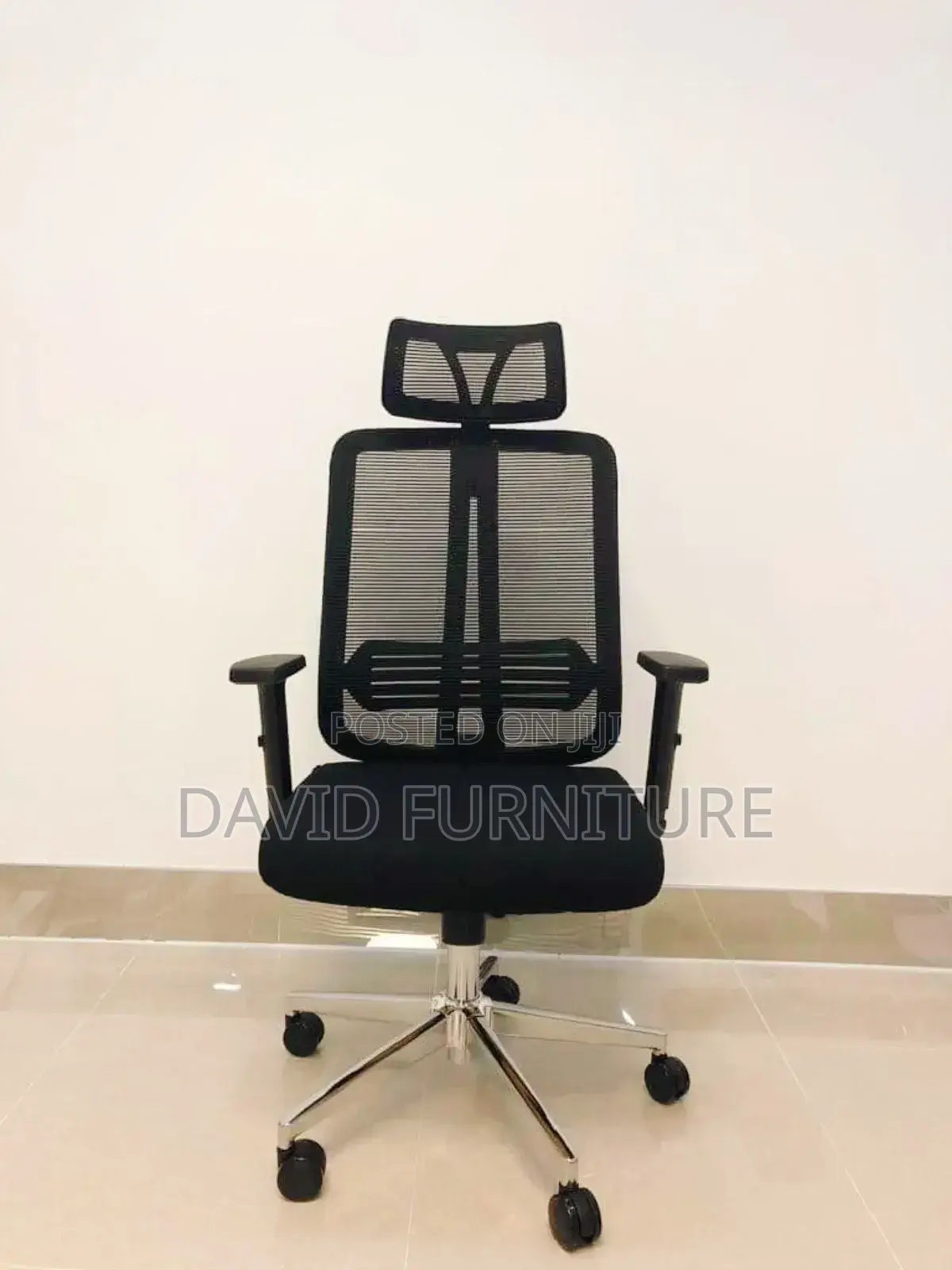 Black Mesh Headrest