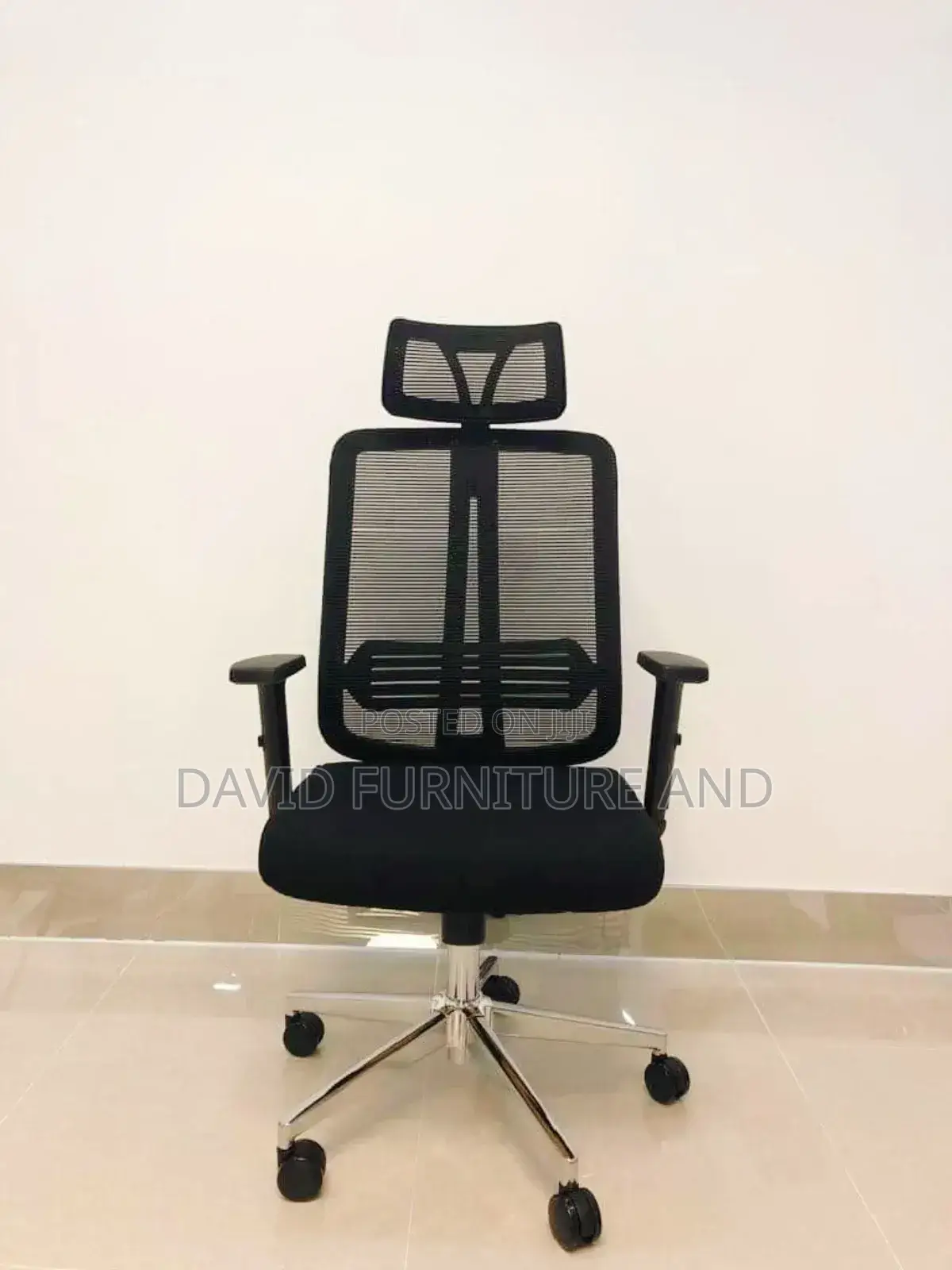Black Mesh Headrest