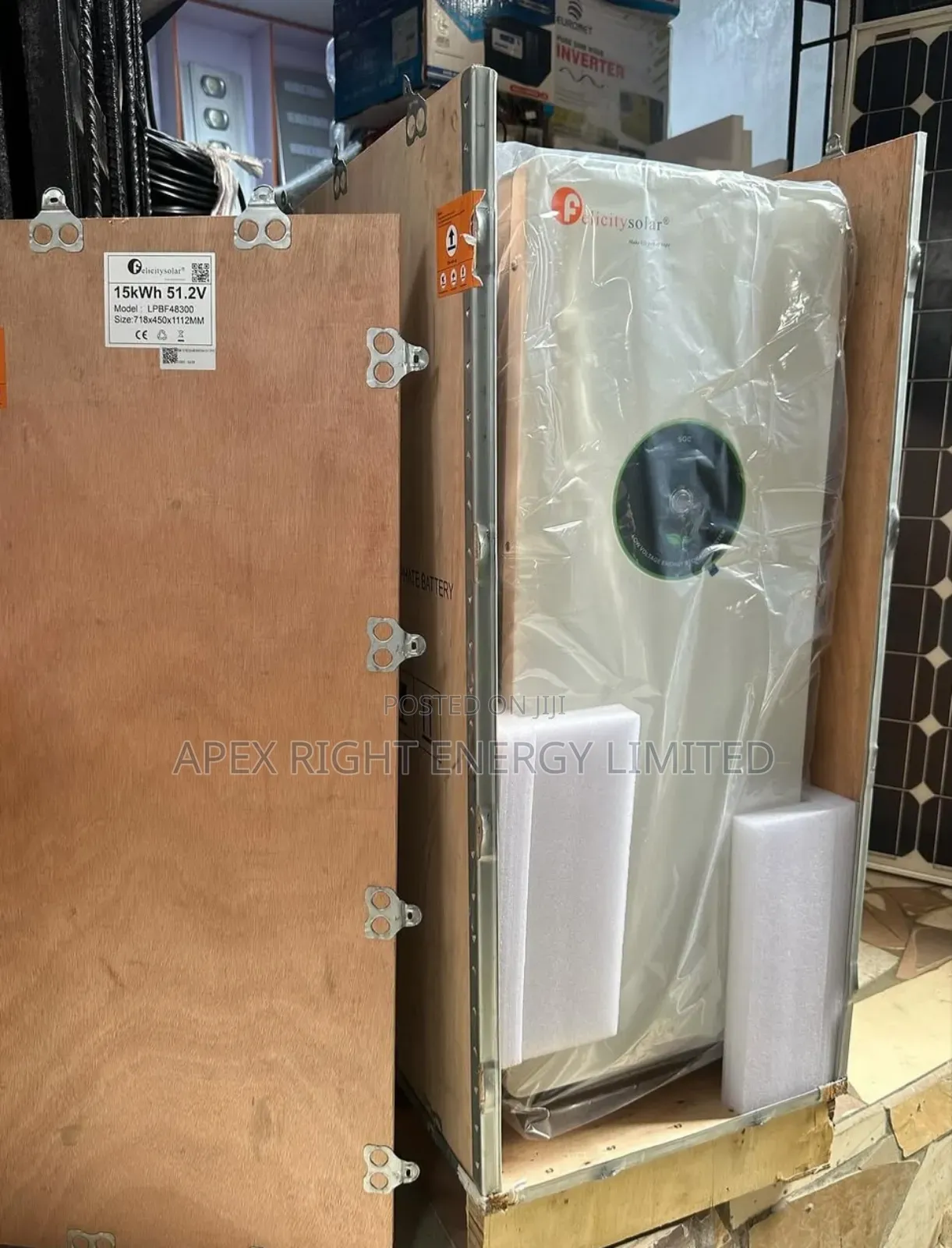 15kwh Felicity Lithium Battery 51.2volts