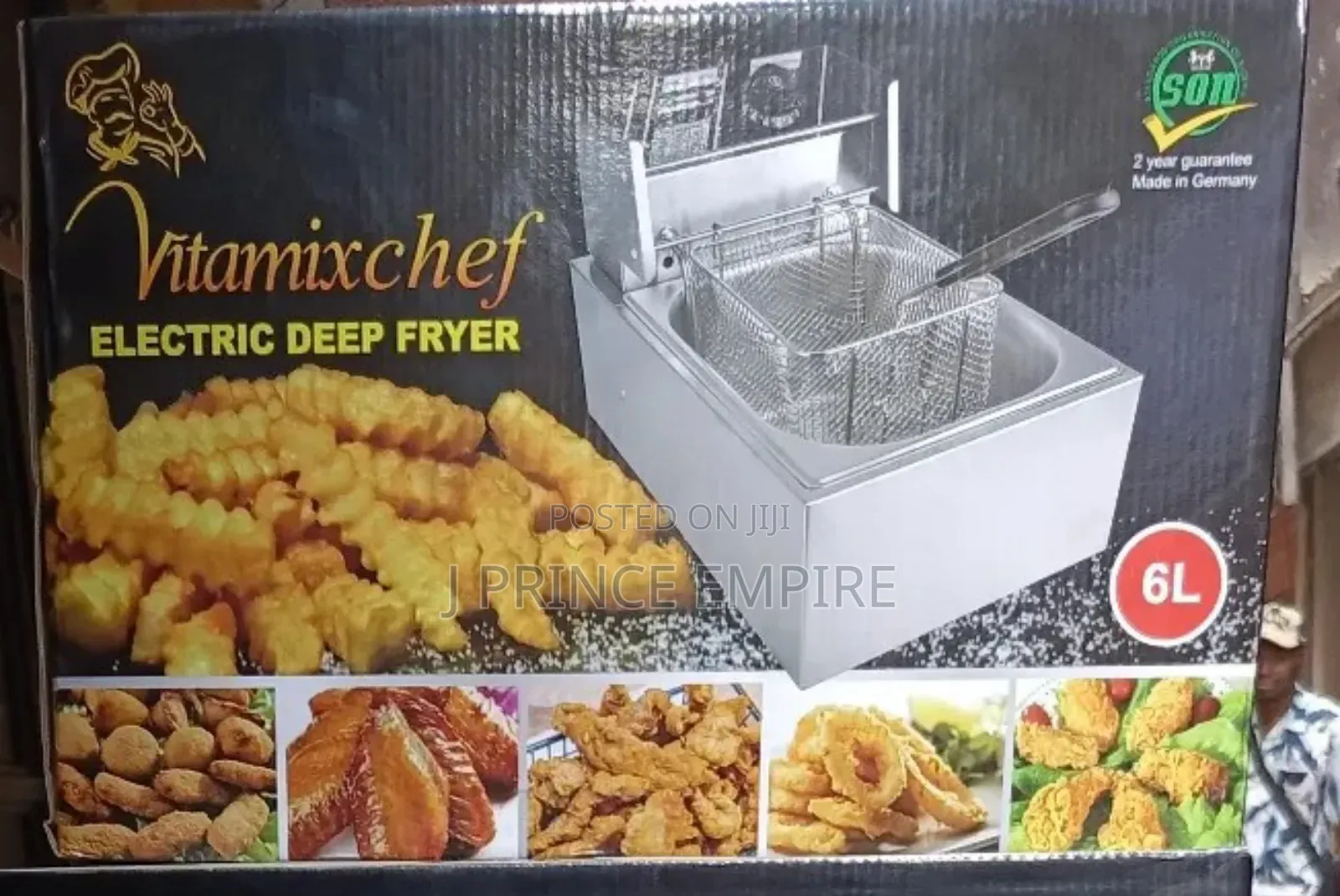 6L Single Electric Deep Fryer