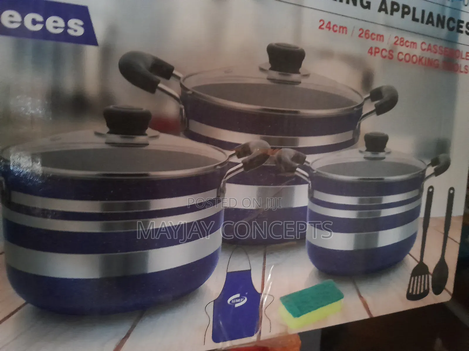 SMP 10pcs Non Stick Pot Apron Spoon Spatula