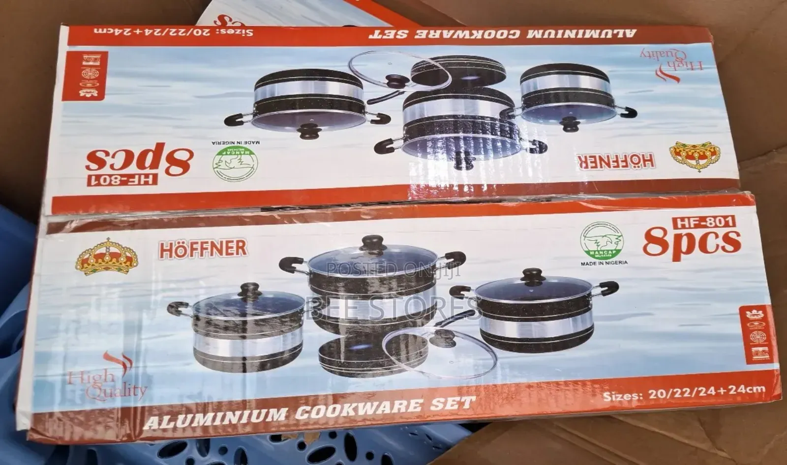 Aluminium Cookware Pot Set- 801