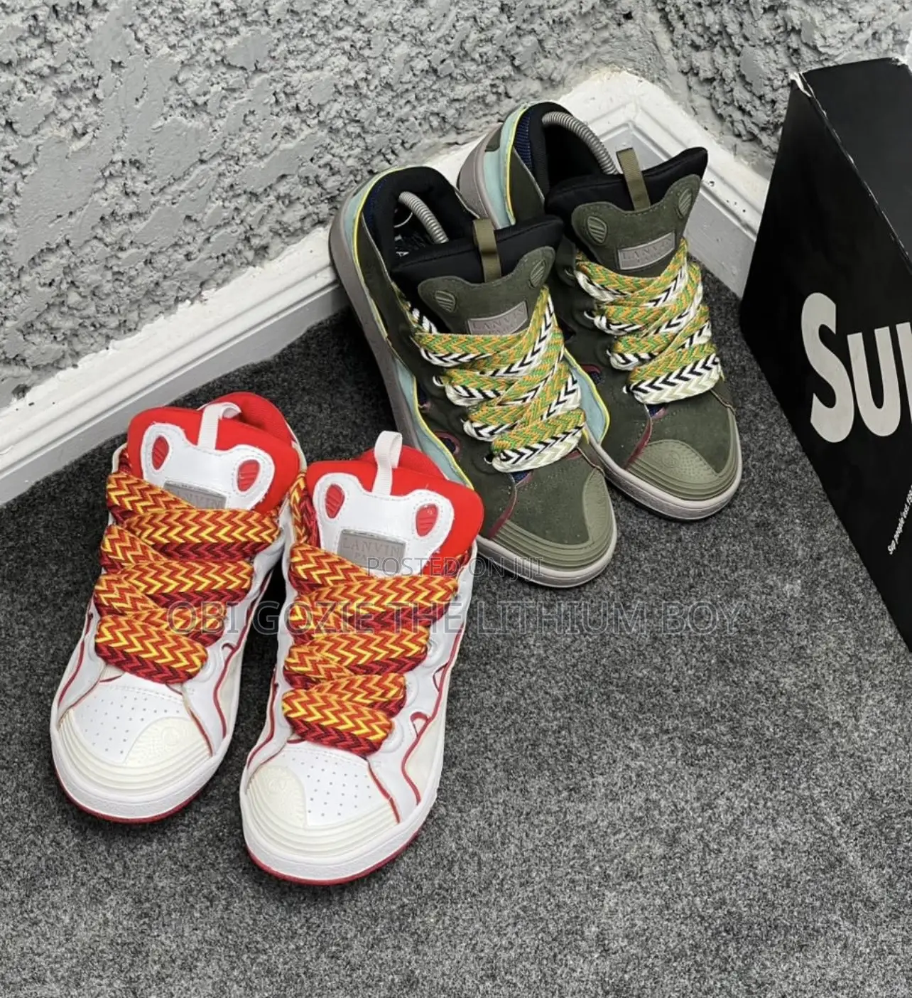 Best Sneaker Vendor. High Quality Lanvin Sneakers Shoe.