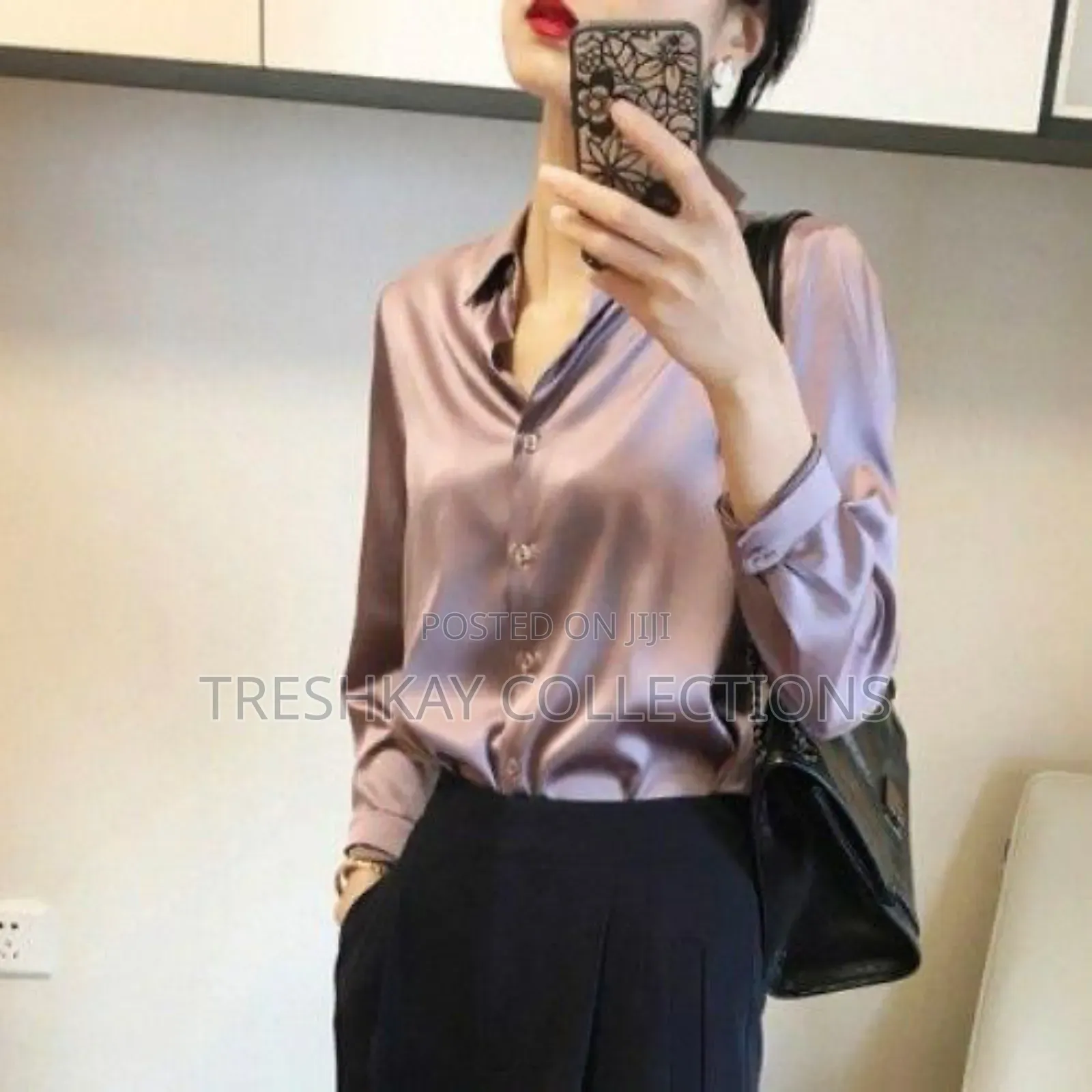 Luxury Et Quality Silky Shirt