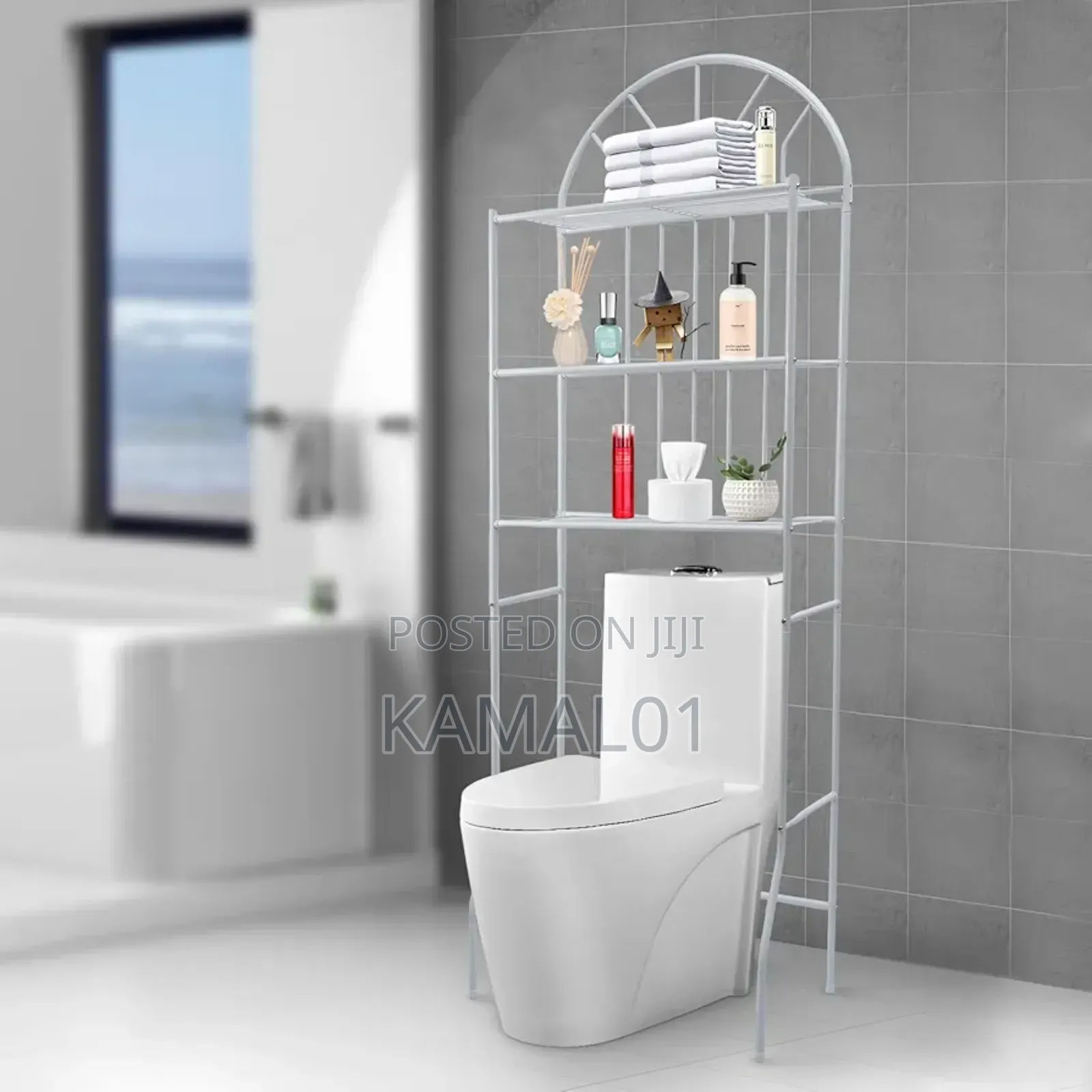 Over the Toilet Storage Rack, 3 Tier Bathroom Space Saver