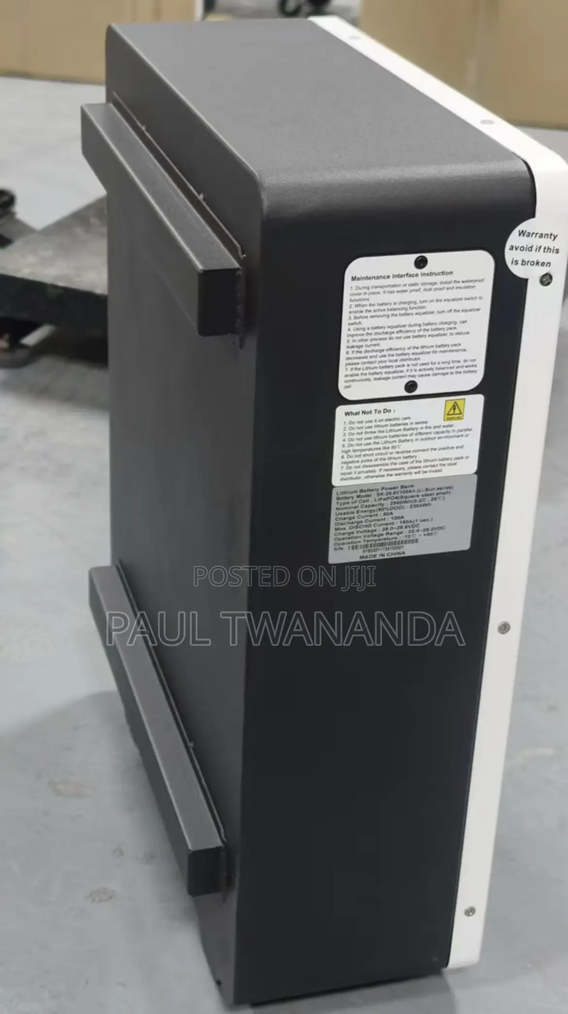2.56kva 24V Sacko Lithium Ion Battery