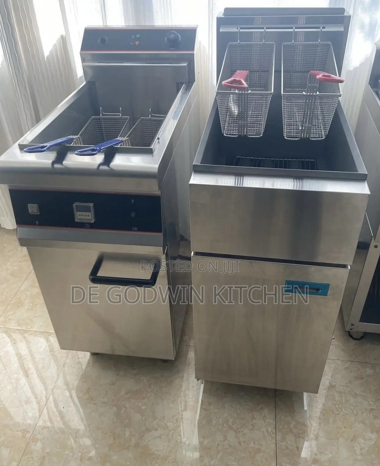 1tank 2 Basket Gas Fryer