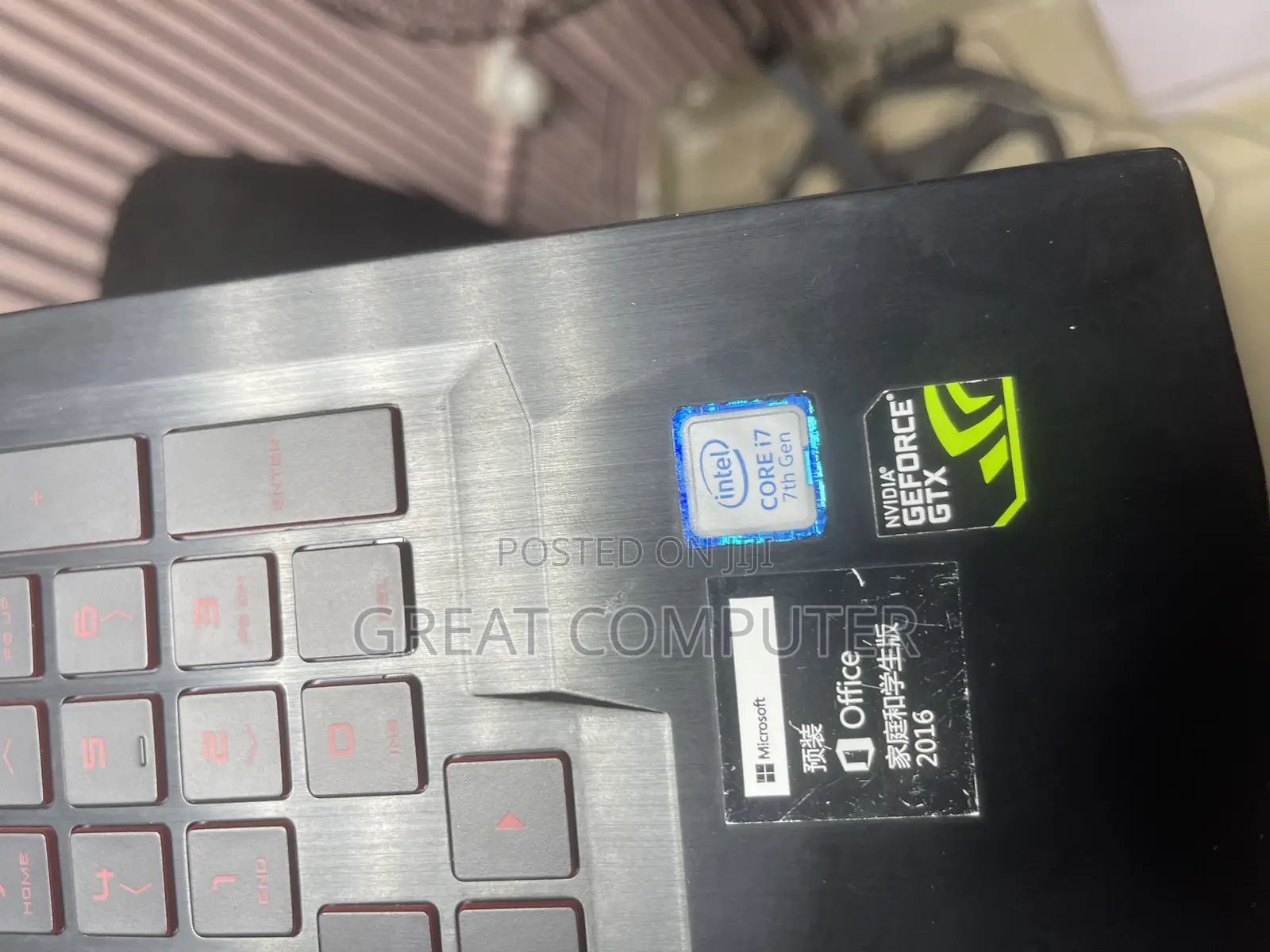New Laptop HP Omen 15-Ce0xx 16GB Intel Core I7 SSD 256GB