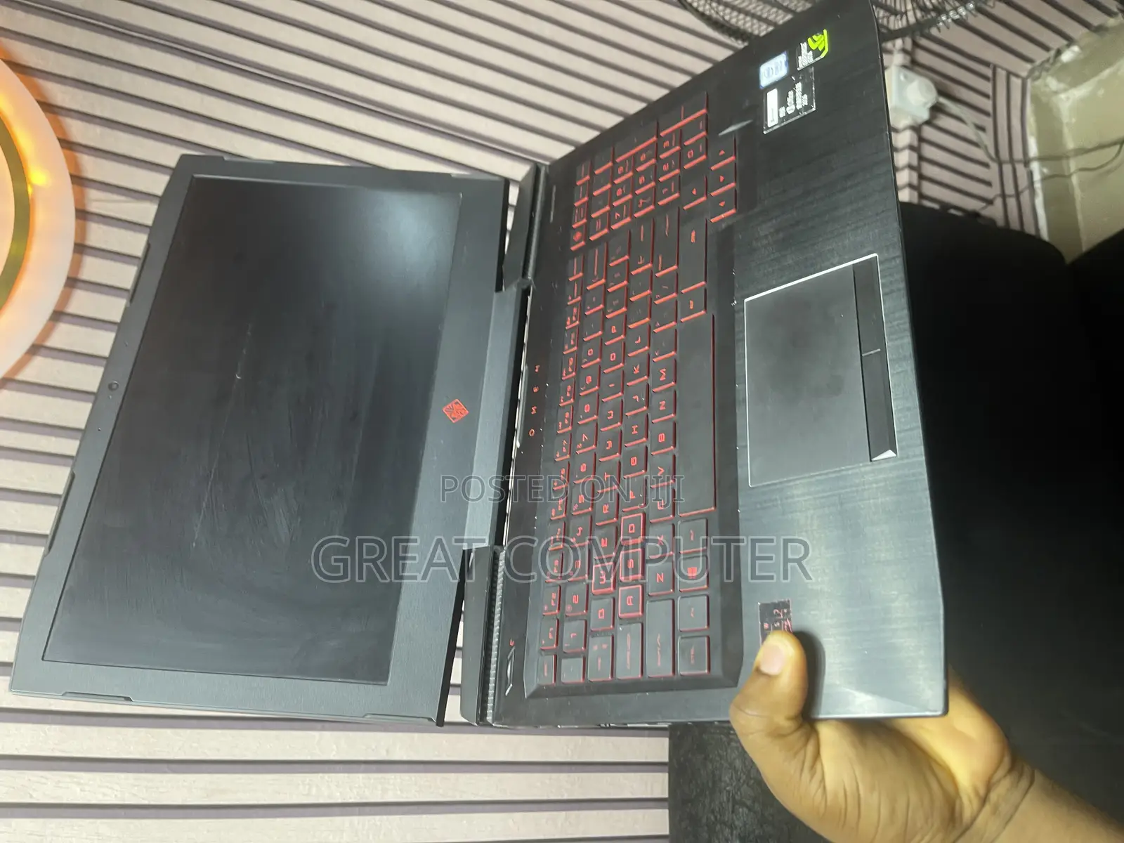 New Laptop HP Omen 15-Ce0xx 16GB Intel Core I7 SSD 256GB