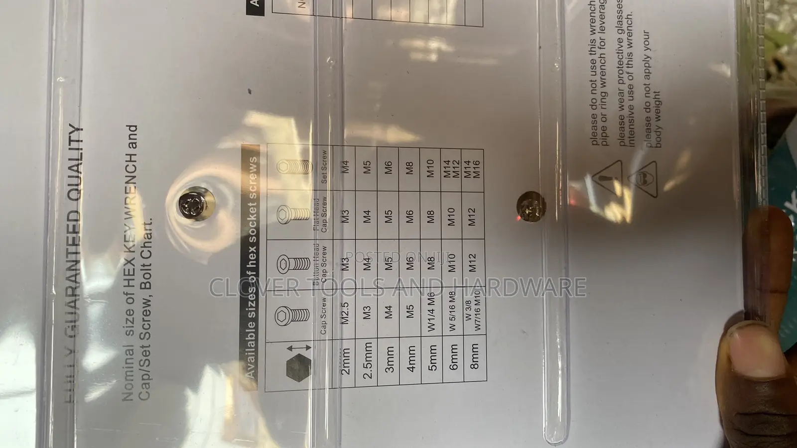 7pcs T-Handle Hex / Torx Key Set