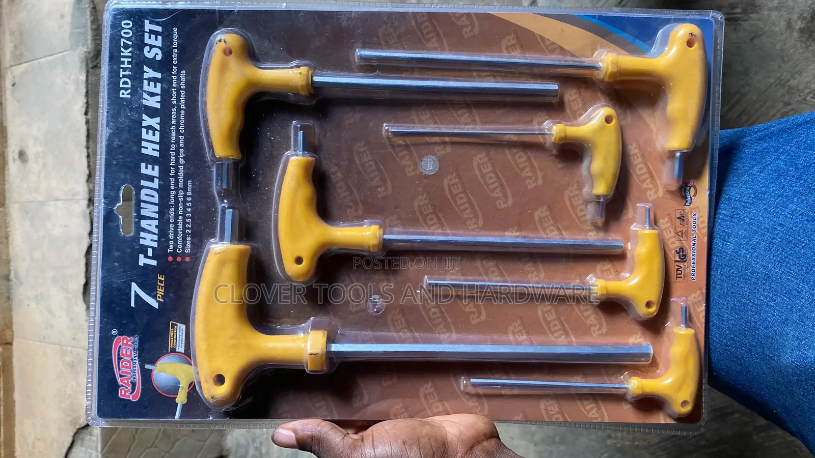 7pcs T-Handle Hex / Torx Key Set