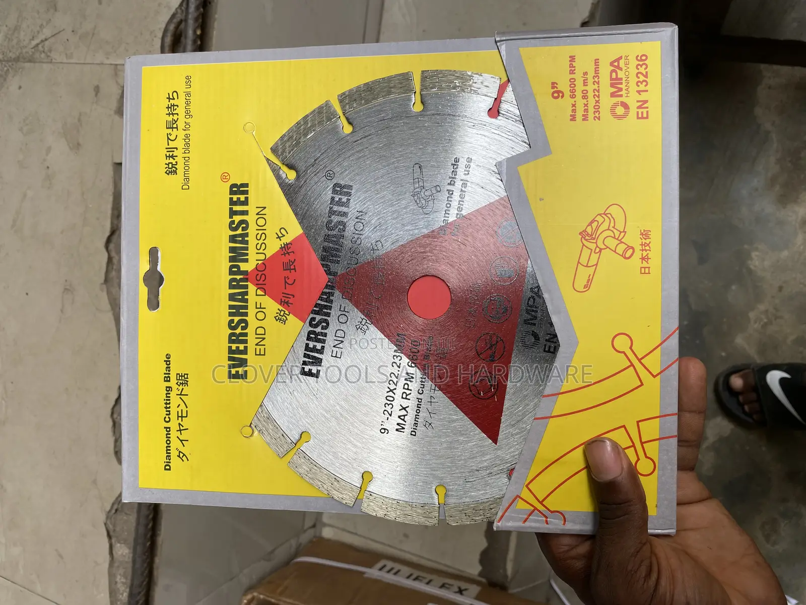 EVERSHARPMASTER Diamond Cutting Blade/ Disc 9” 230mm