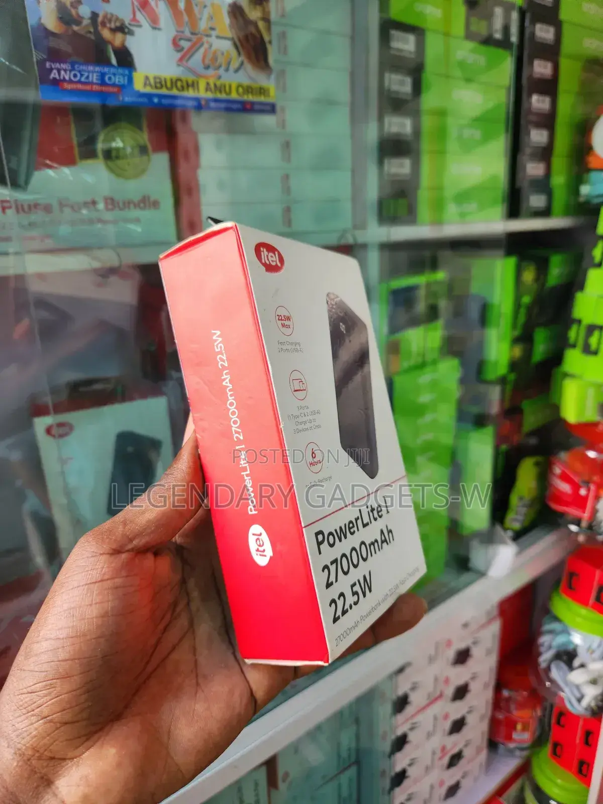 Itel Powerlite 27,000mah Powebank