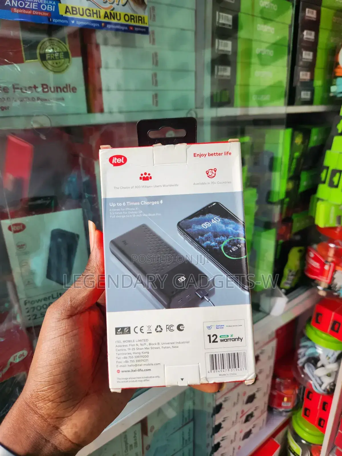 Itel Powerlite 27,000mah Powebank