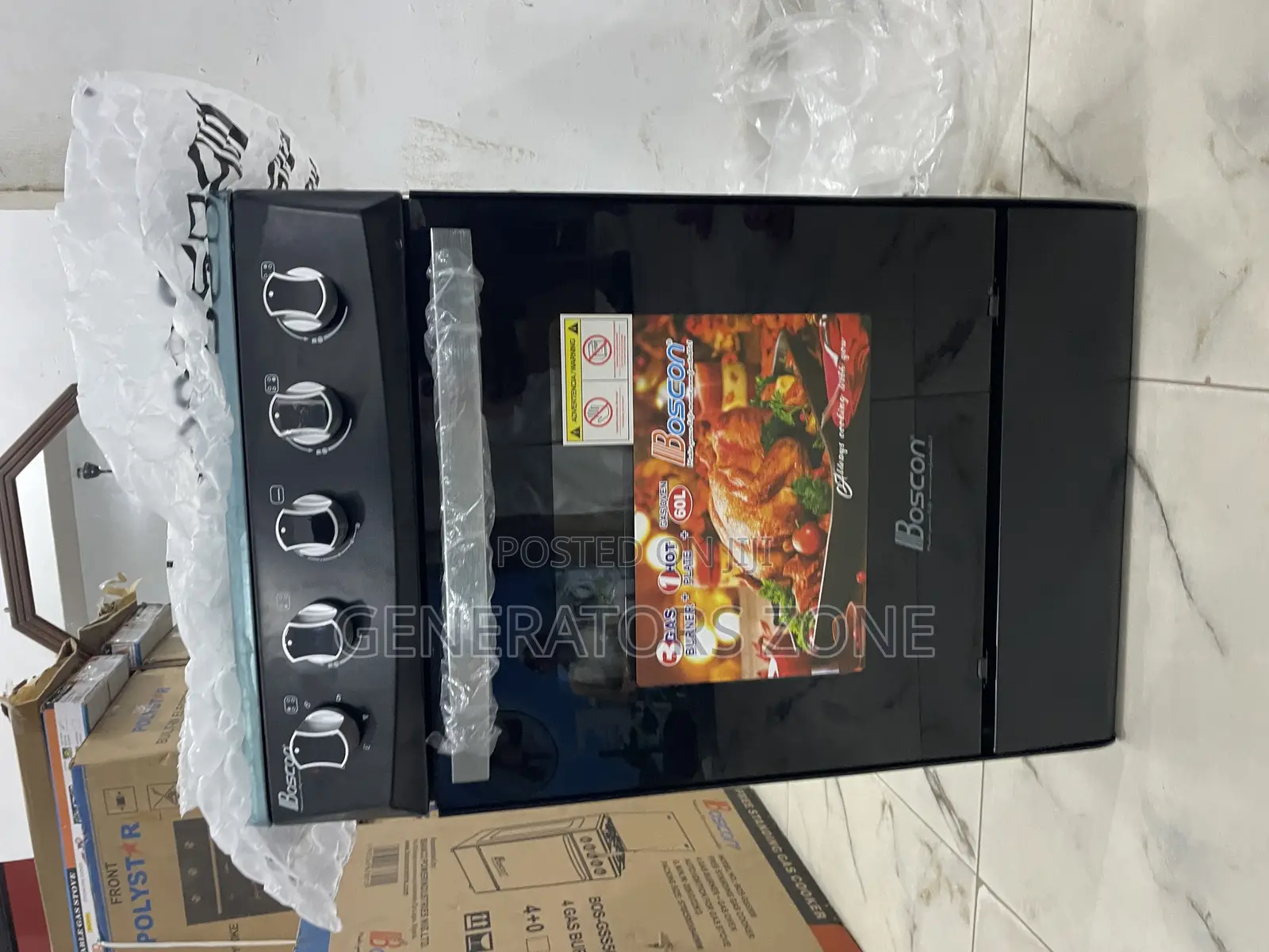 Temperature Control Boscon 3+1 Gas Cooker (BOS-GSS500)