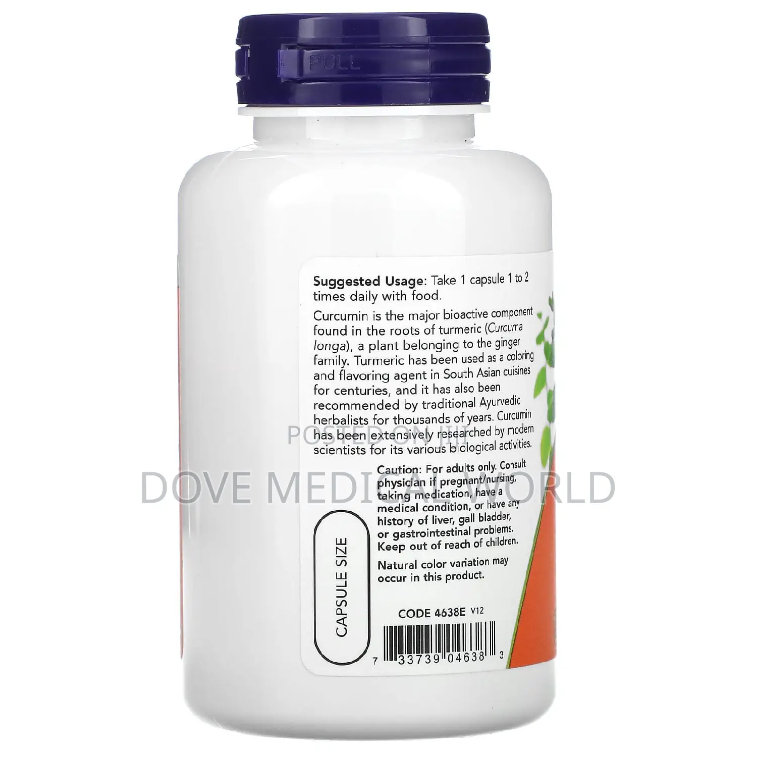 Turmeric Curcumin 665mg by 60 Capsules