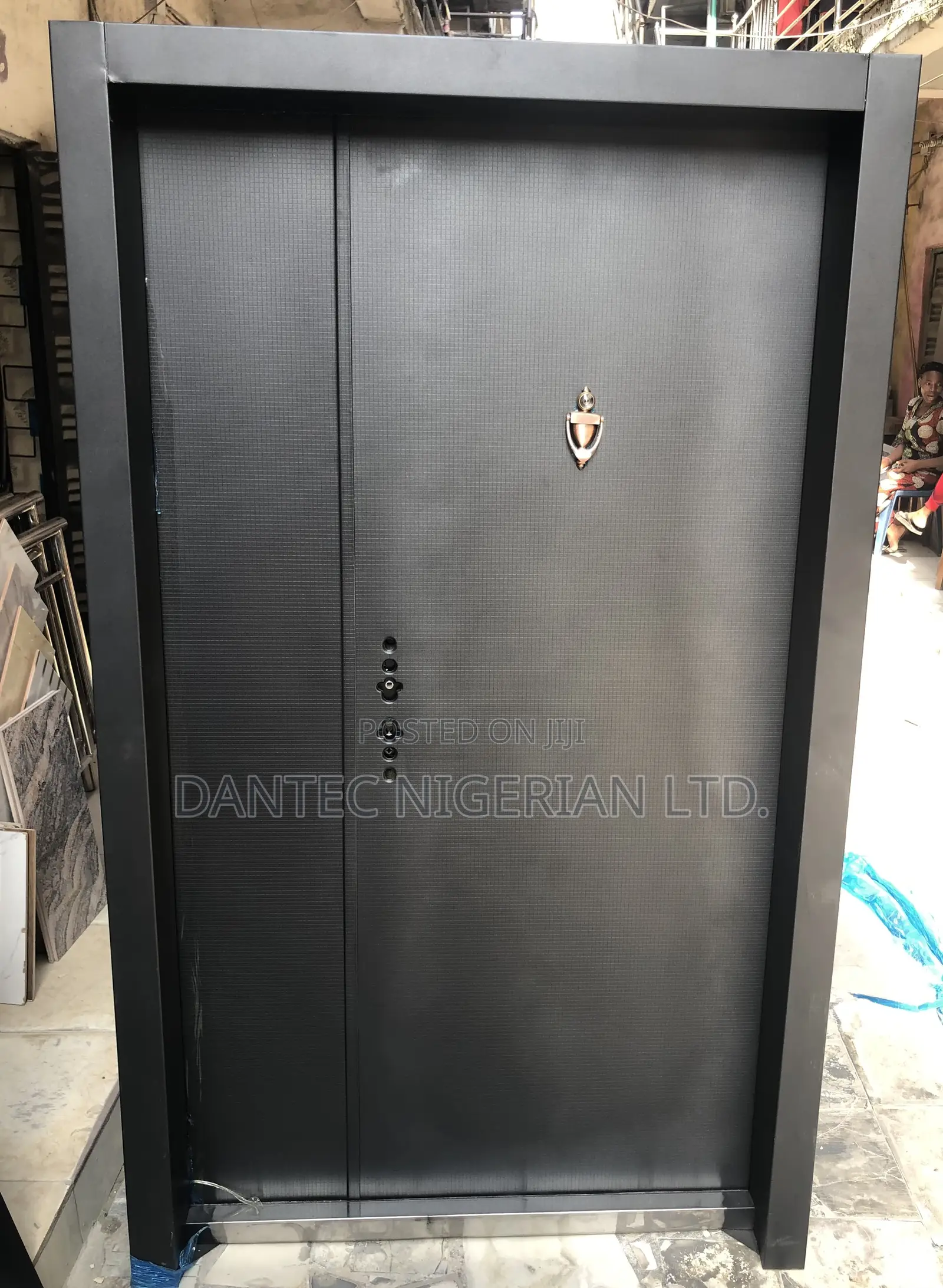 4ft Gray Jiuhua Steel Door