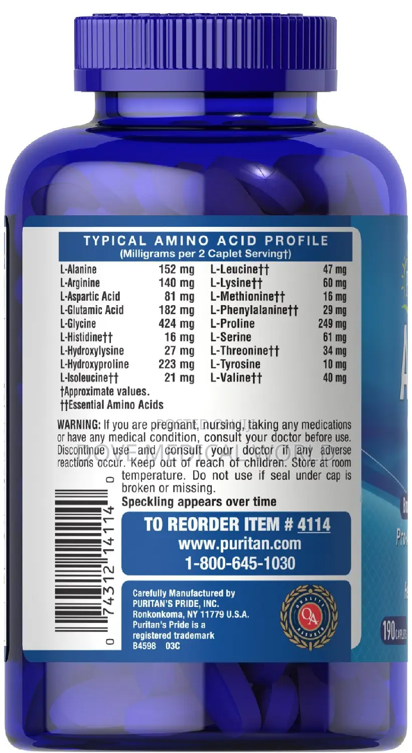 Puritan’S Pride Amino 1000