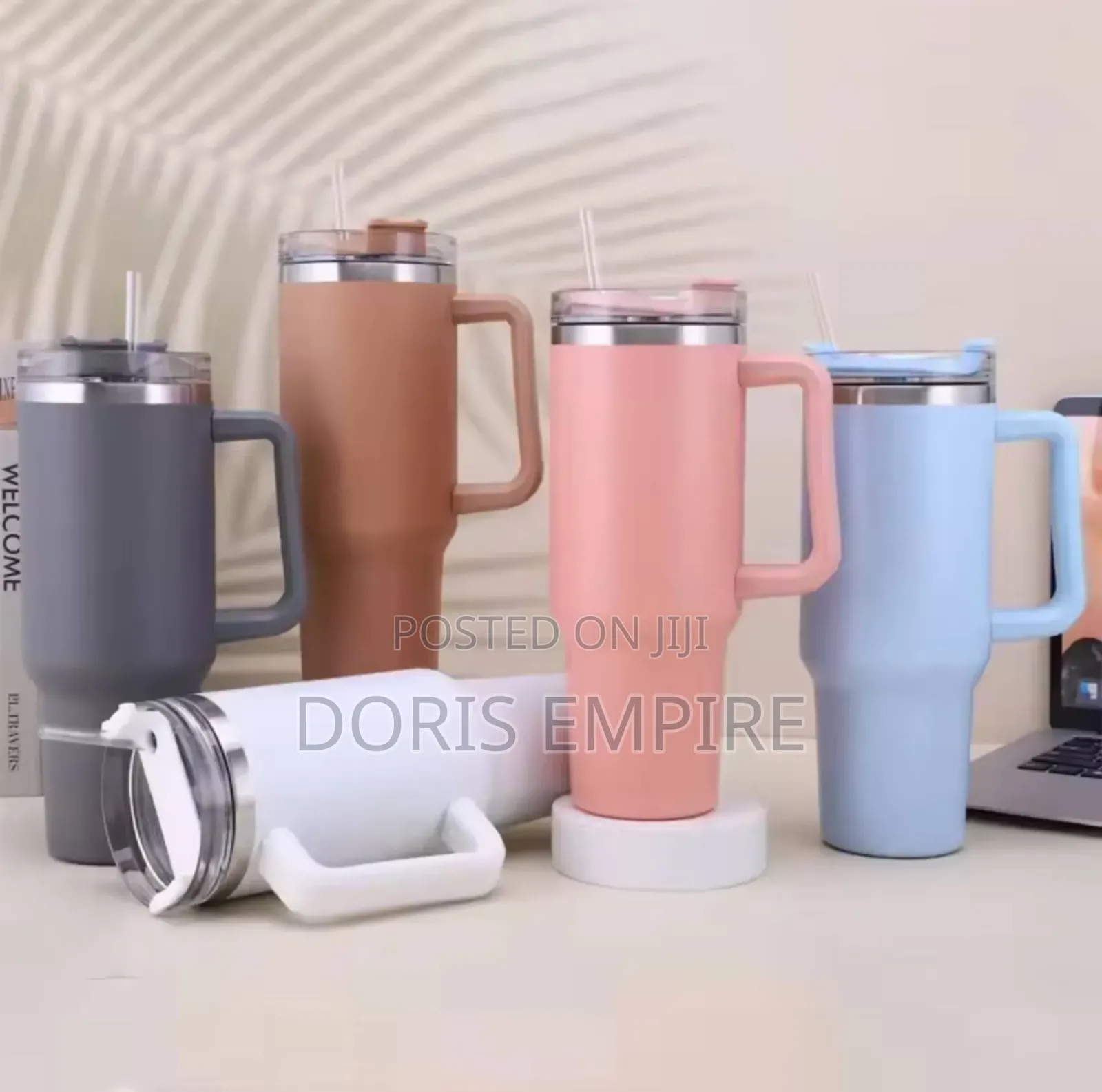 Stainless Steel Insulated Water Bottle With Handle.
