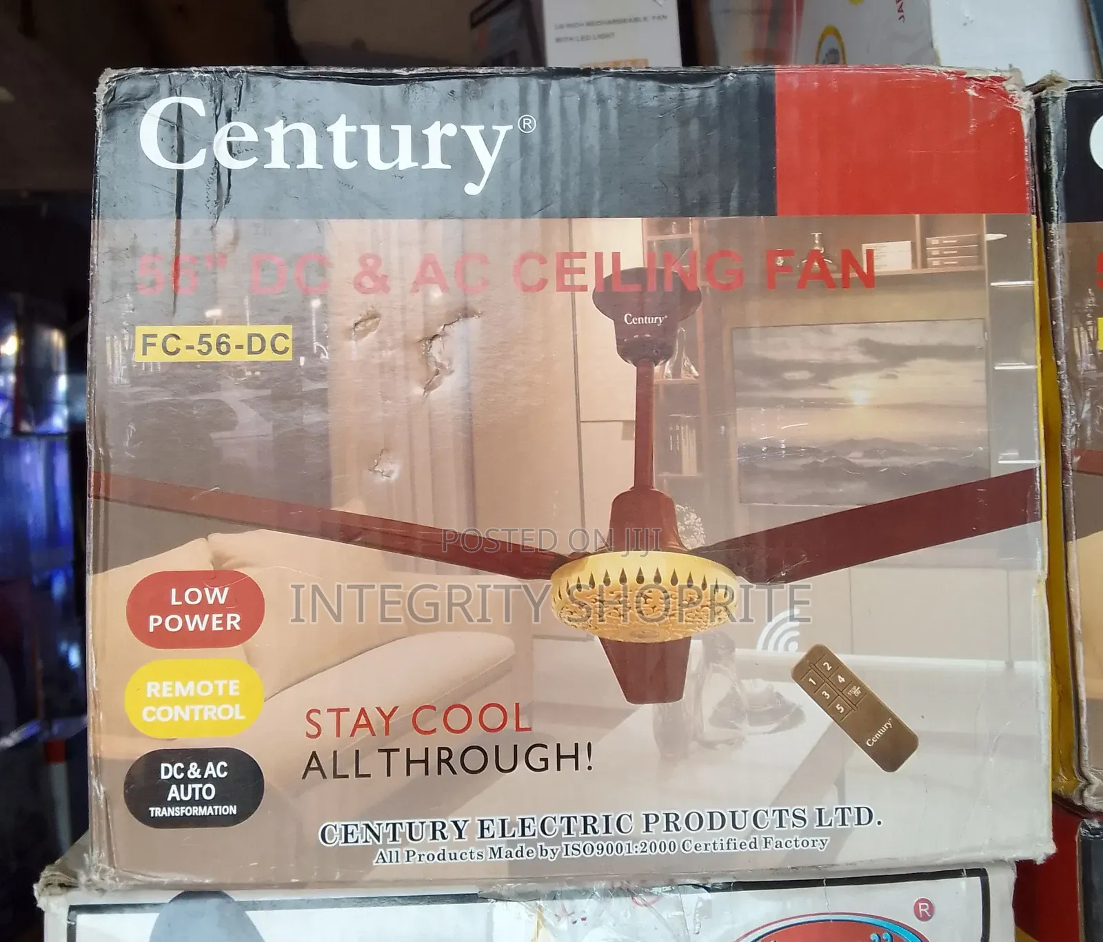 Century Ag Ceiling Fan Fc-56-Dc Century