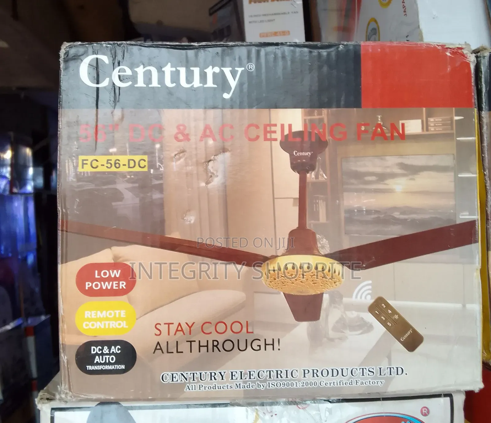 Century Ag Ceiling Fan Fc-56-Dc Century