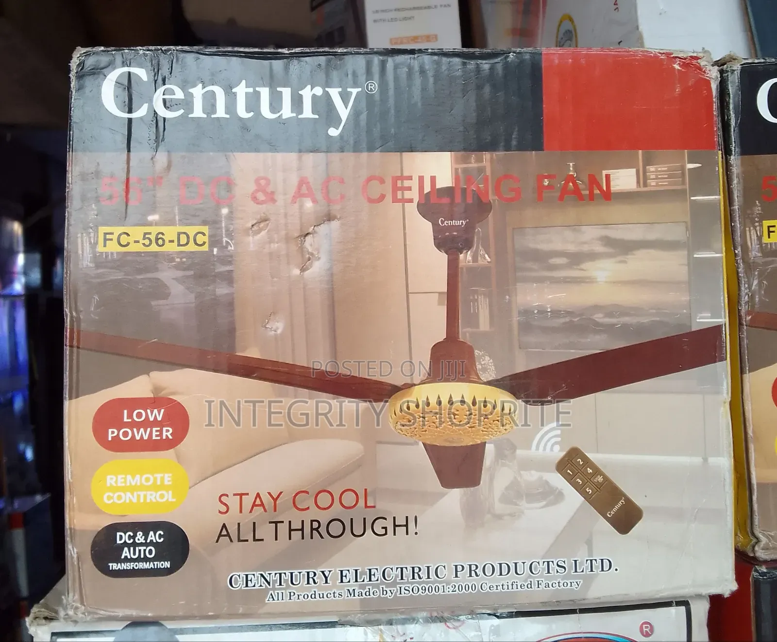 Century Ag Ceiling Fan Fc-56-Dc Century