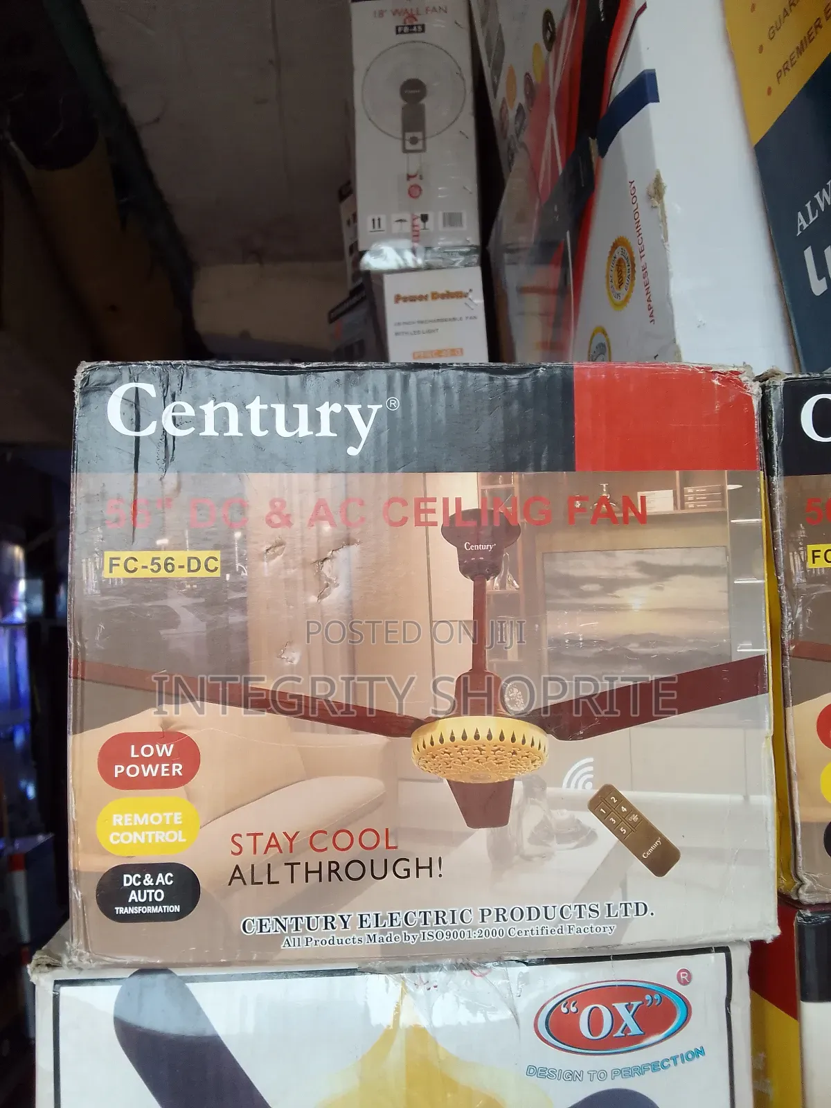Century Ag Ceiling Fan Fc-56-Dc Century