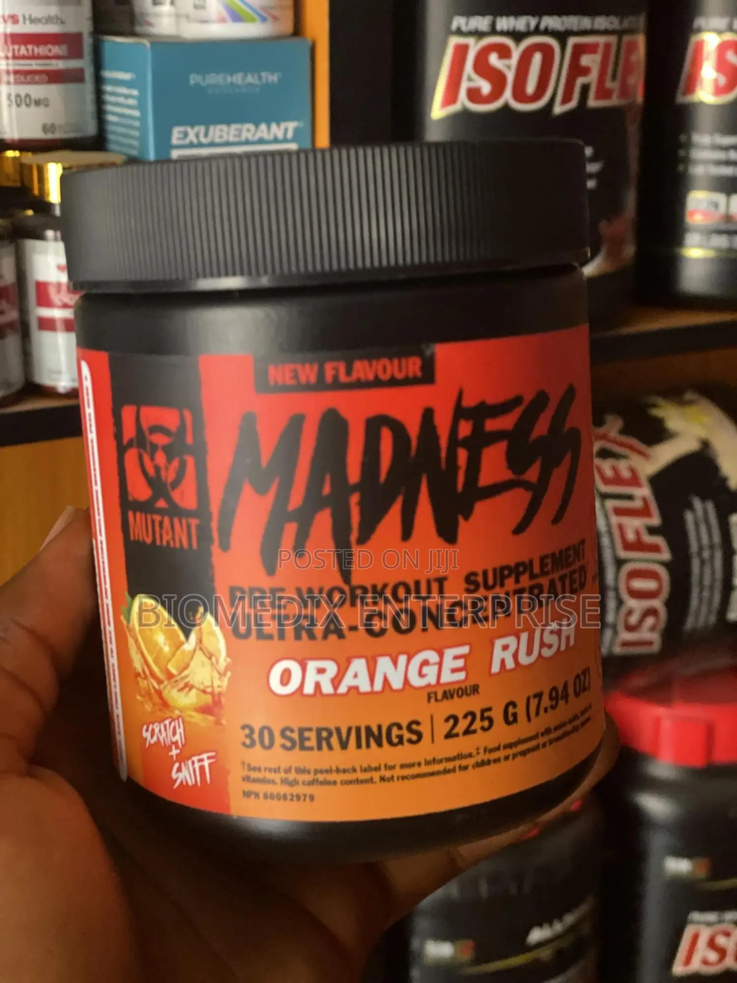 Madness Pre Workout Supplement Ultra-Comcentrated