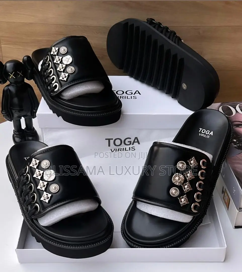Toga Virilis Quality Leather Luxury Slides
