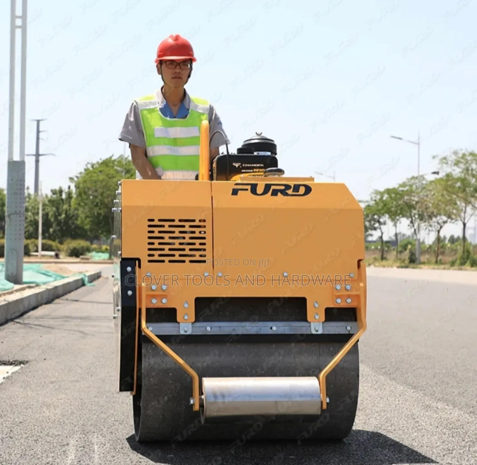 Single Drum Soil Compactor Machine Smooth Drum Asphalt