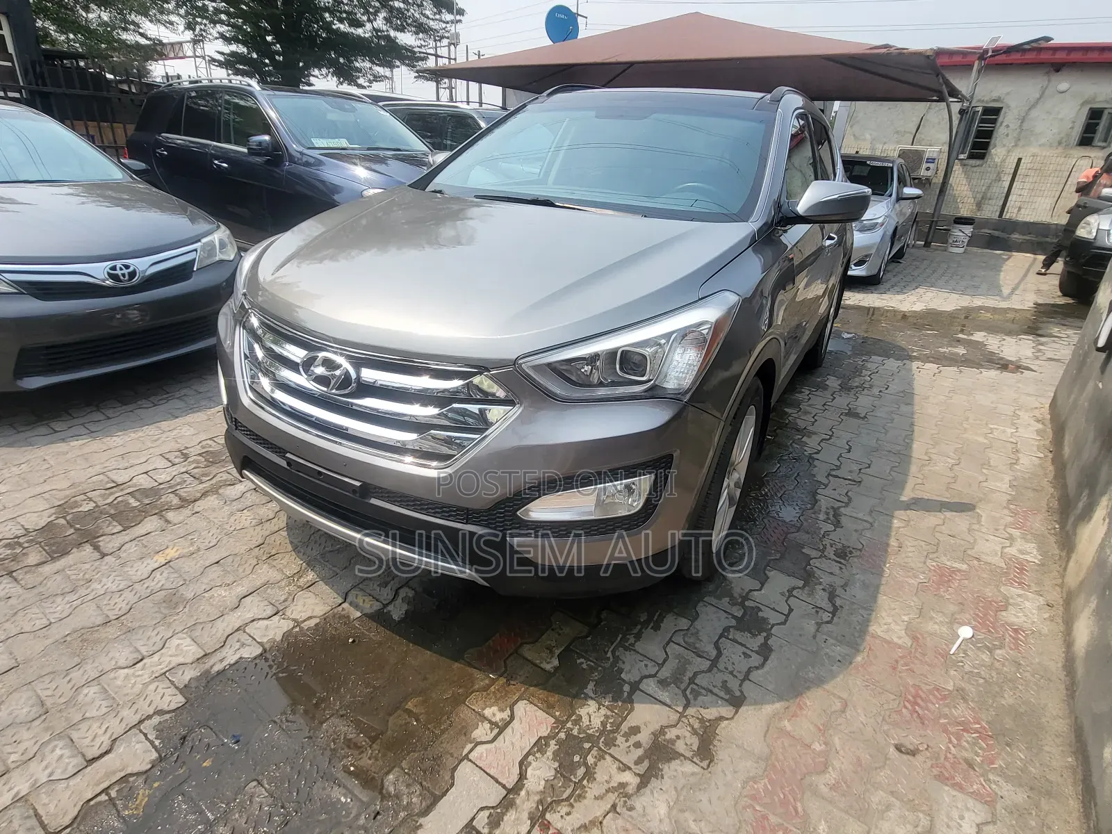 Hyundai Santa Fe Limited FWD 2016 Gray